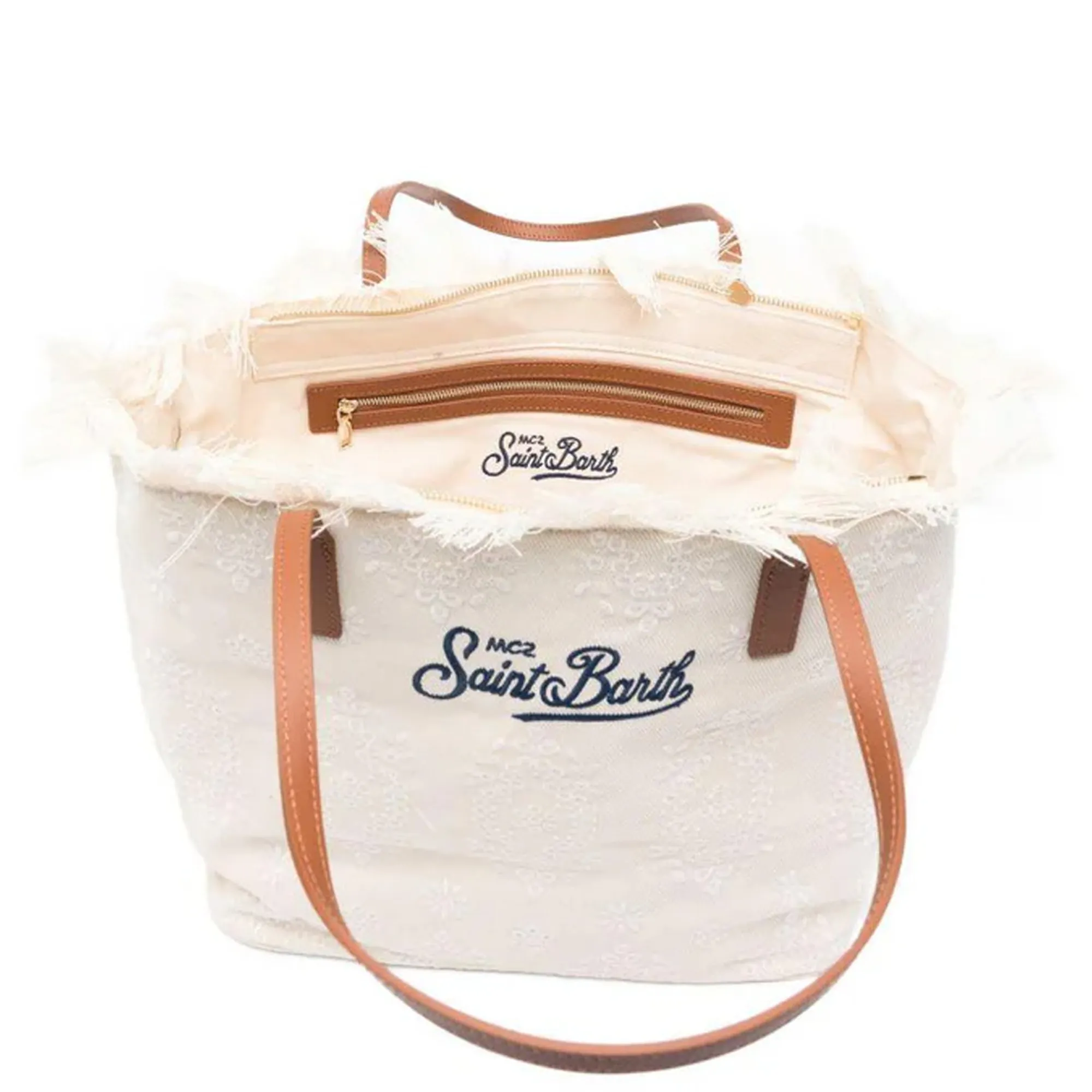 Mc2 Saint Barth Borsa City Frige Sangallo Bianco Cbf0001-01034L 178940