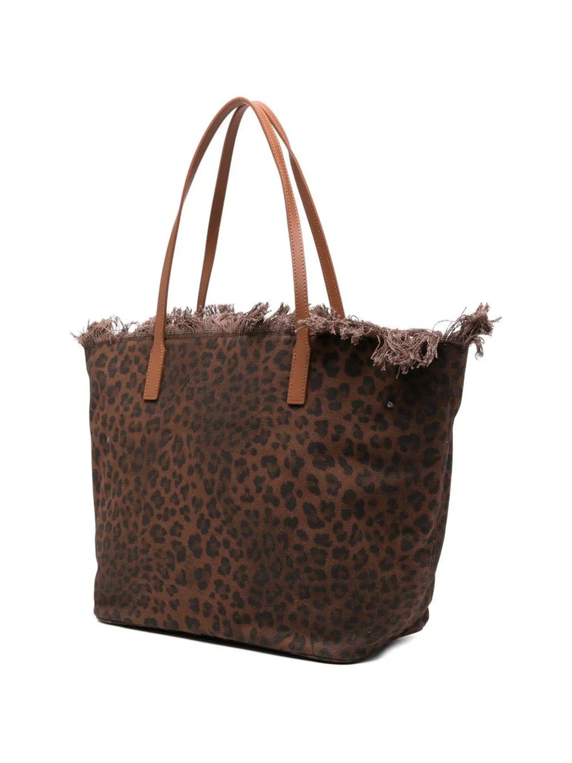 Mc2 Saint Barth B'Borsa City Fringe' Leopard Print Cbf0001-00588L 177993