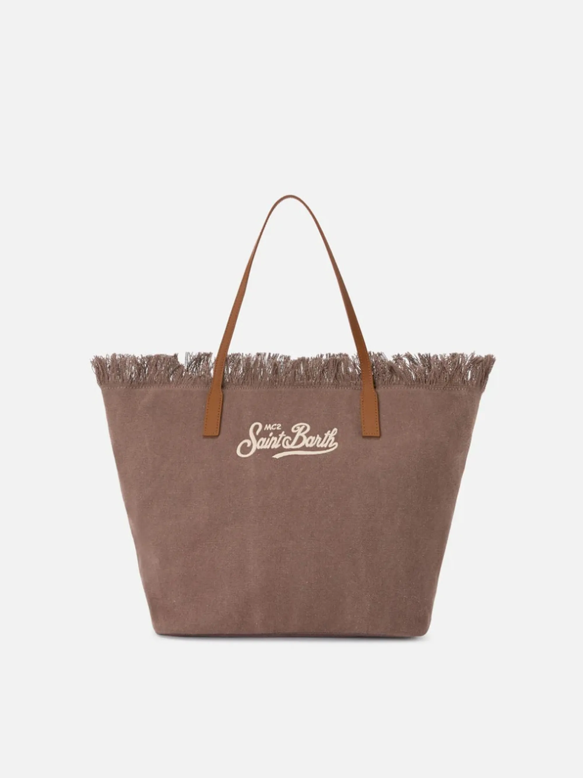Mc2 Saint Barth B'Borsa City Fringe Canvas' Brown Cbf0001-01742L 178002