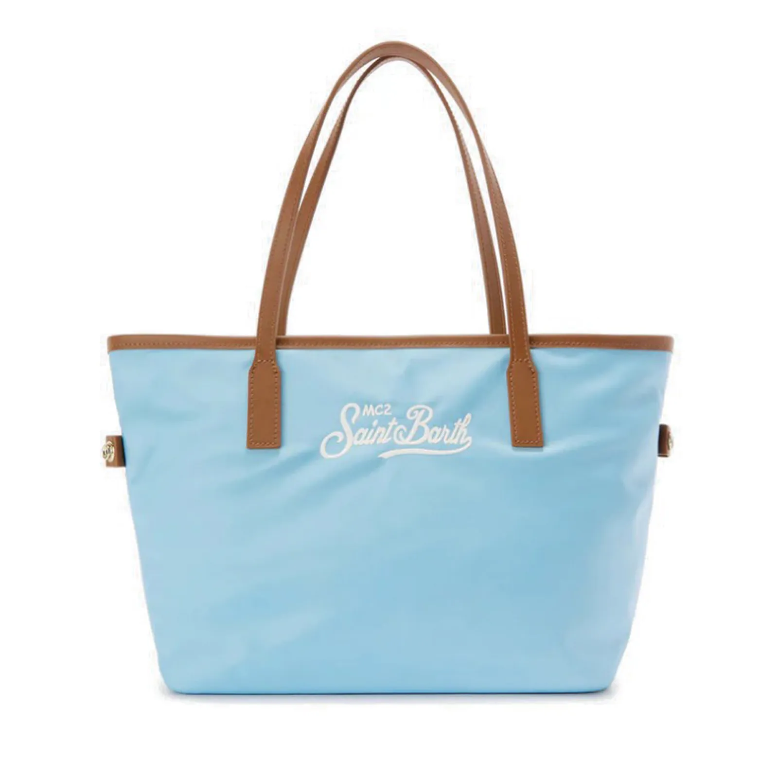 Mc2 Saint Barth Borsa City Mid Nylon Azzurro Cb0004-01821L 178958