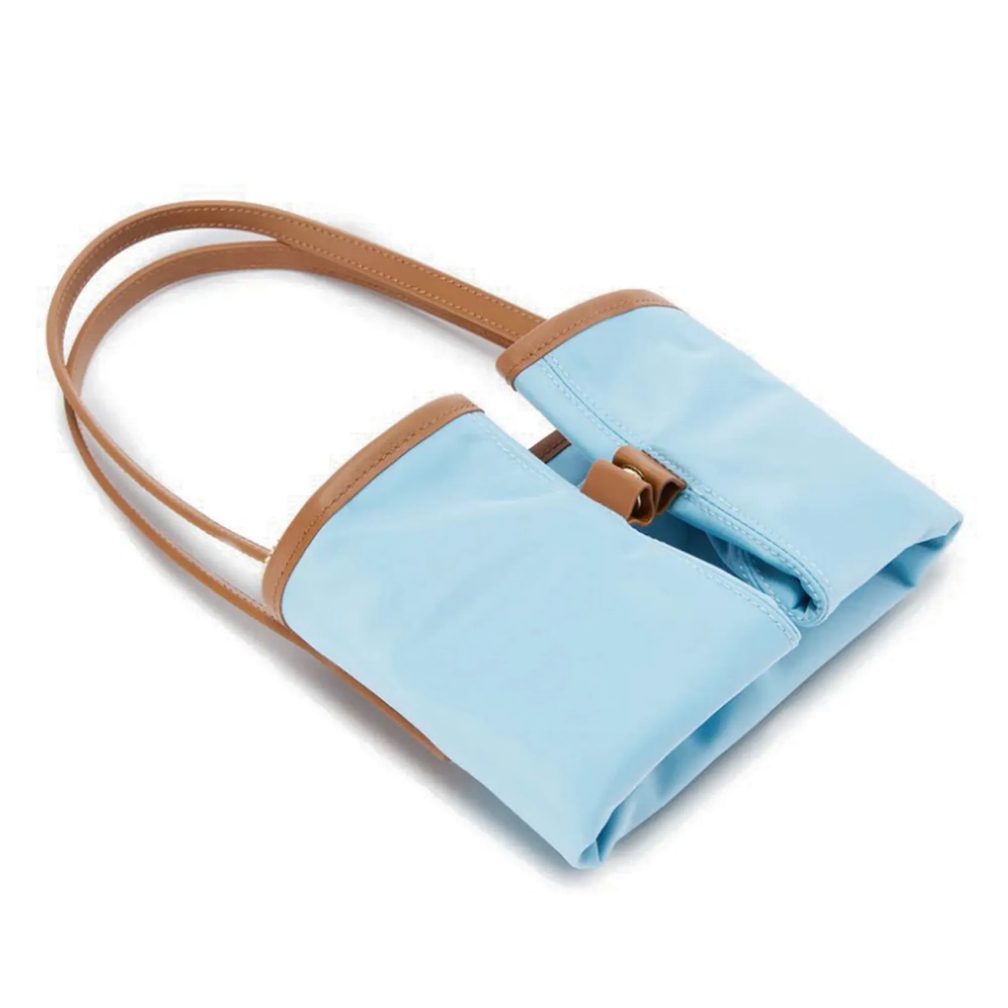 Mc2 Saint Barth Borsa City Mid Nylon Azzurro Cb0004-01821L 178960