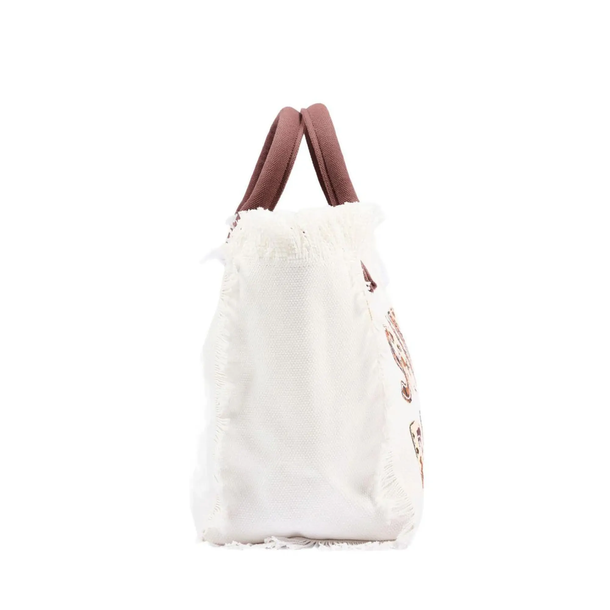 Mc2 Saint Barth B'Colette Animaler Patch Bag' White Col0001-00326L 178832