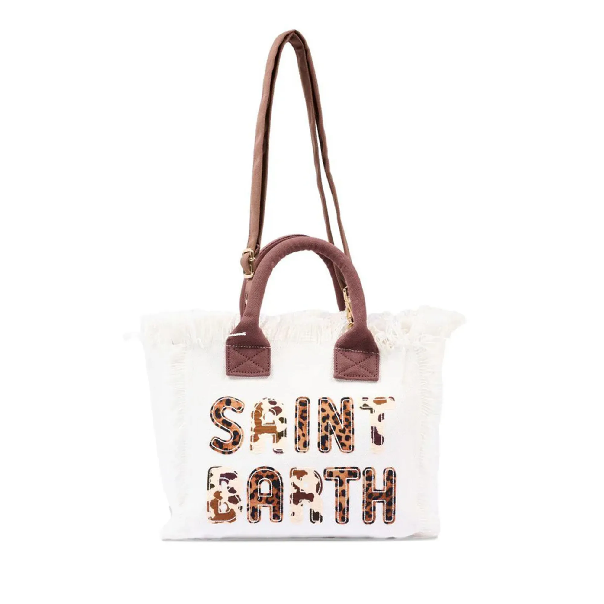 Mc2 Saint Barth B'Colette Animaler Patch Bag' White Col0001-00326L 178833