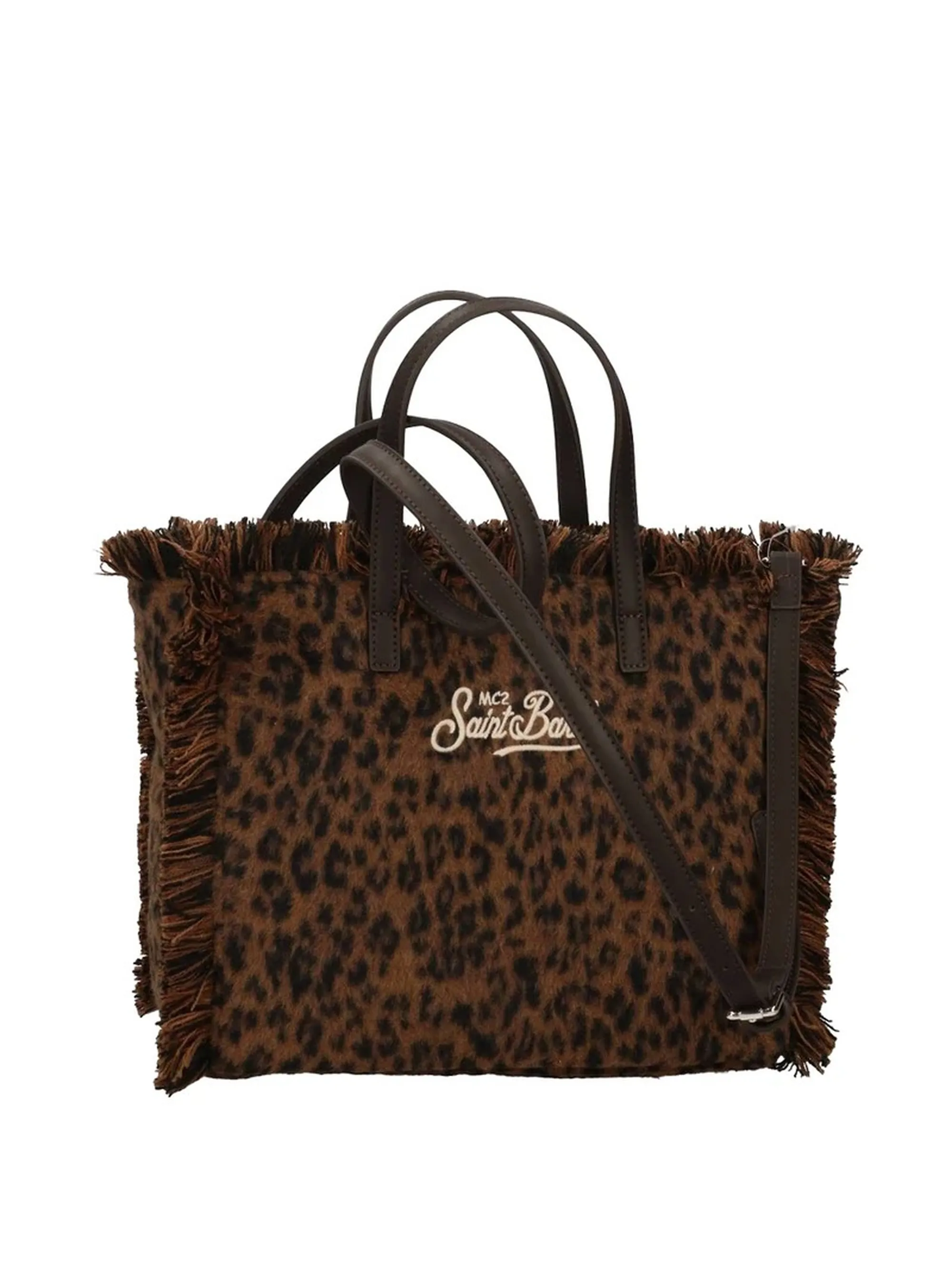 Mc2 Saint Barth B'Colette Felt Bag' Leopard Print Col0046-00212M 194259