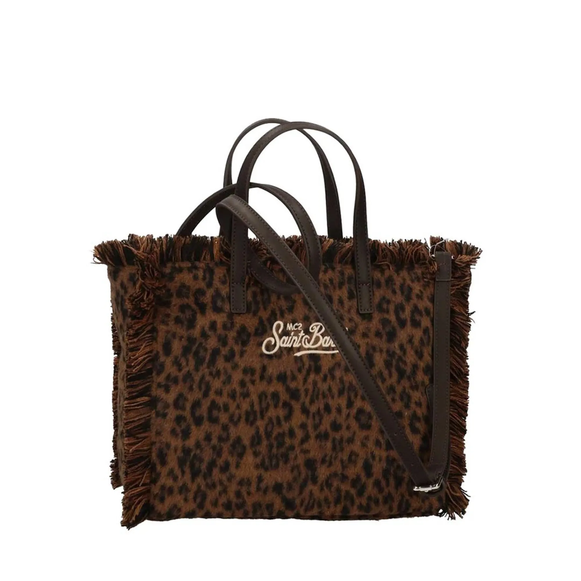 Mc2 Saint Barth Borsa Colette Felt Leopardato Col0046-00212M 195037