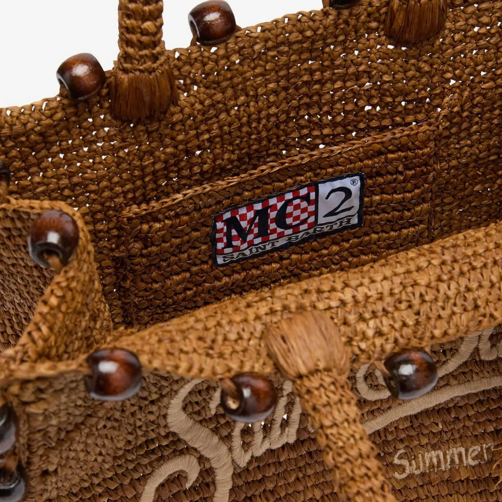 Mc2 Saint Barth B'Colette Raffia Bag' Brown Col0013-09044L 181873