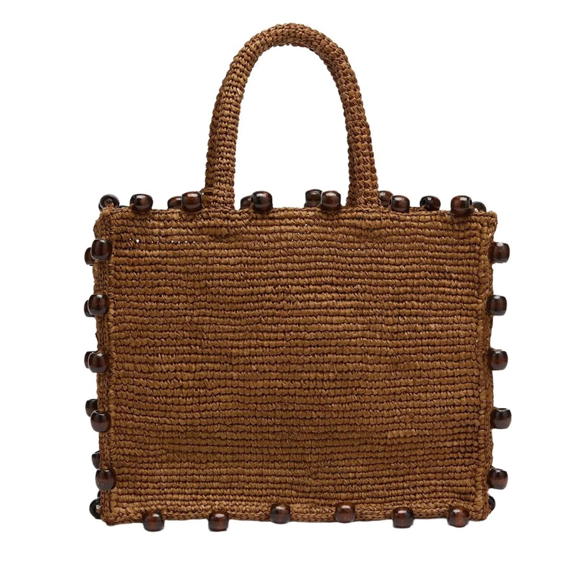 Mc2 Saint Barth Borsa Colette In Raffia Marrone Col0013-09044L 182022