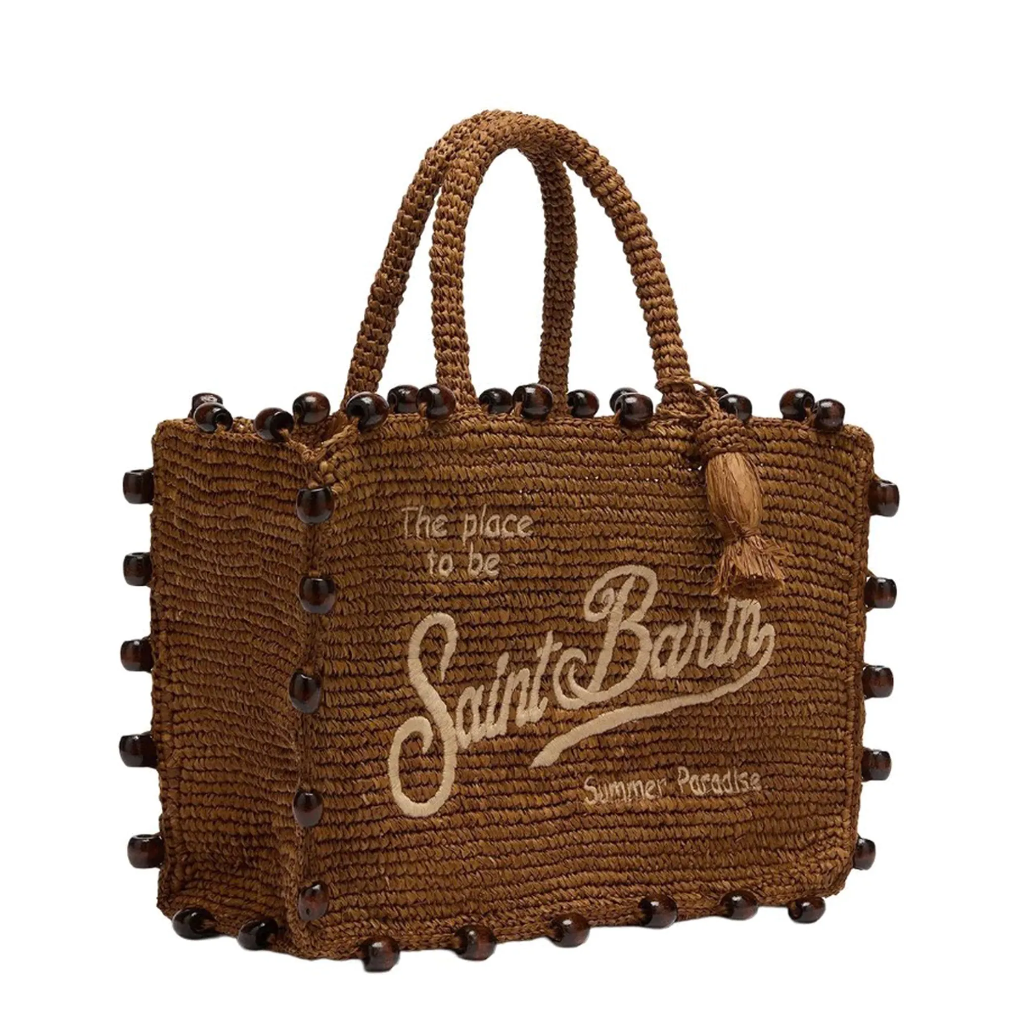 Mc2 Saint Barth Borsa Colette In Raffia Marrone Col0013-09044L 182023