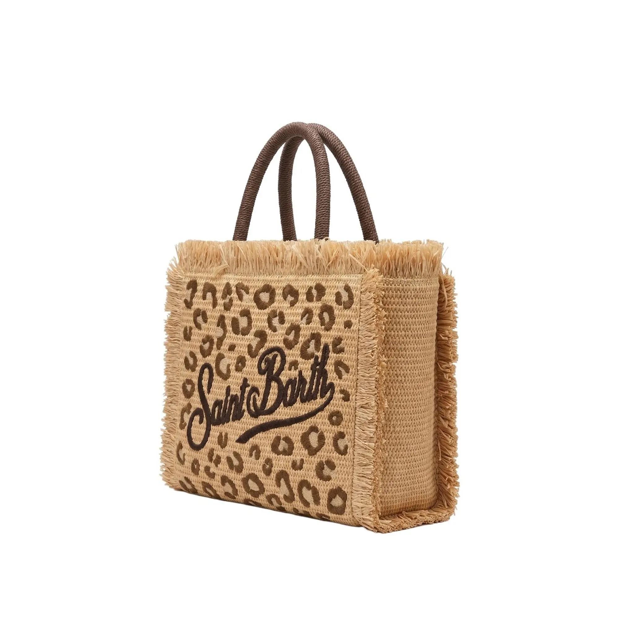 Mc2 Saint Barth Borsa Colette Straw N Leopard Paglia Col0017-00349L 178018