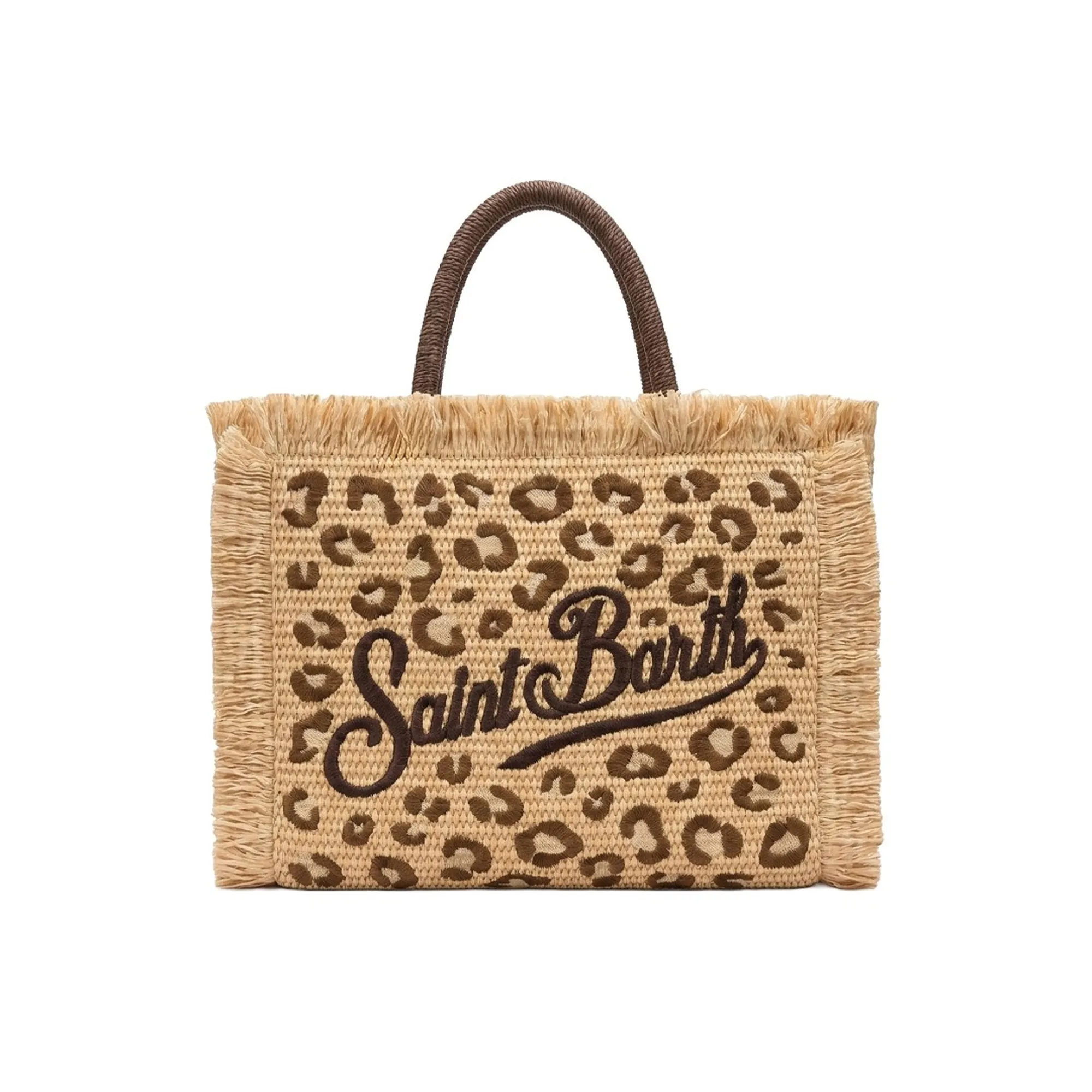 Mc2 Saint Barth Borsa Colette Straw N Leopard Paglia Col0017-00349L 178019