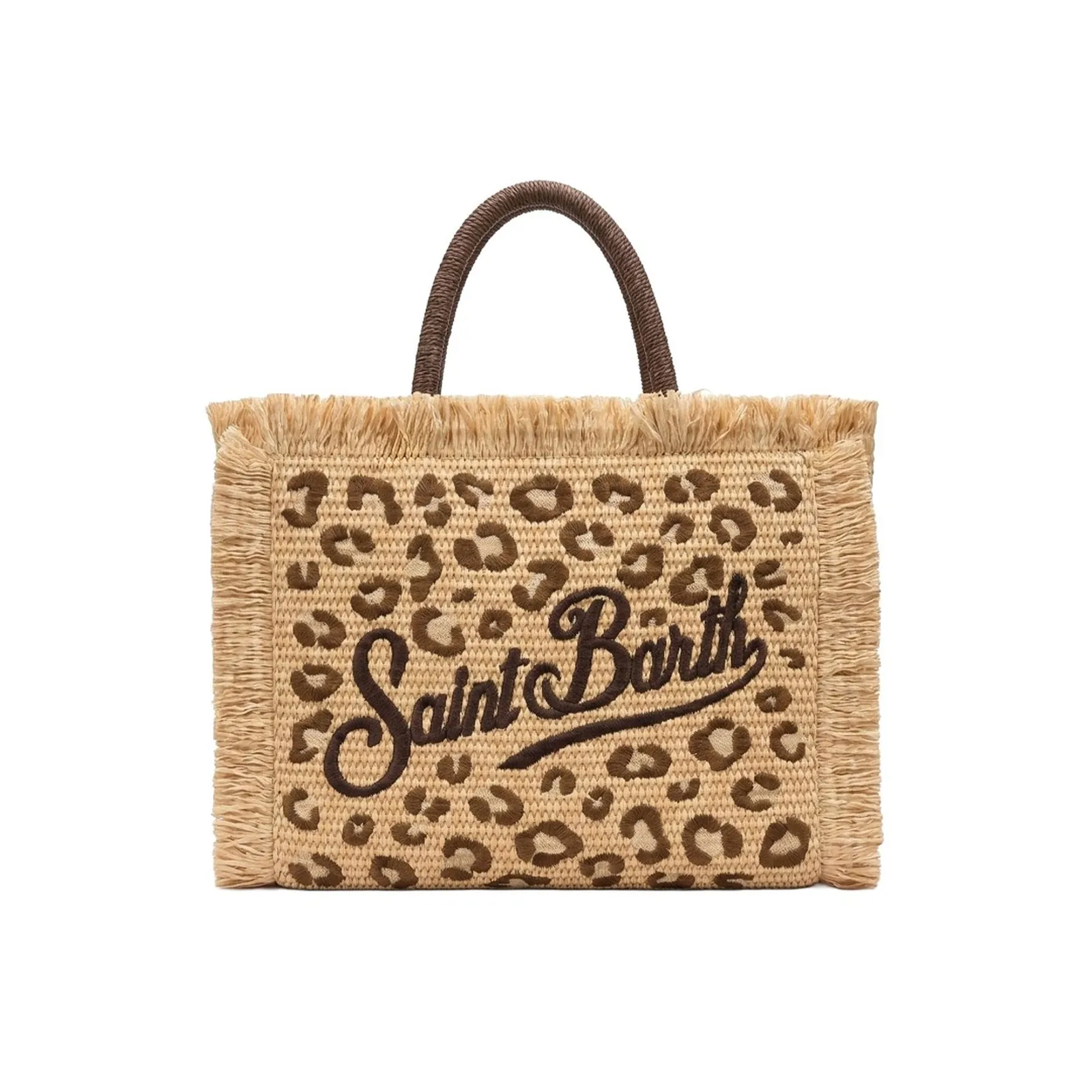 Mc2 Saint Barth Borsa Colette Straw N Leopard Paglia Col0017-00349L 178019
