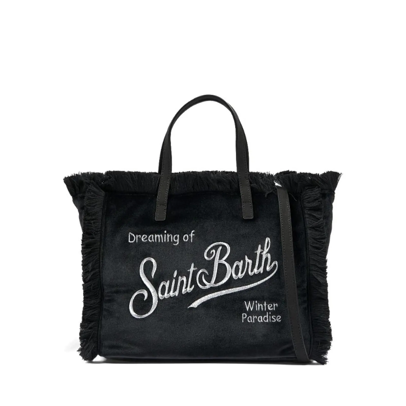 Mc2 Saint Barth Borsa Colette Velvet Nero Col0049-00474M 195049