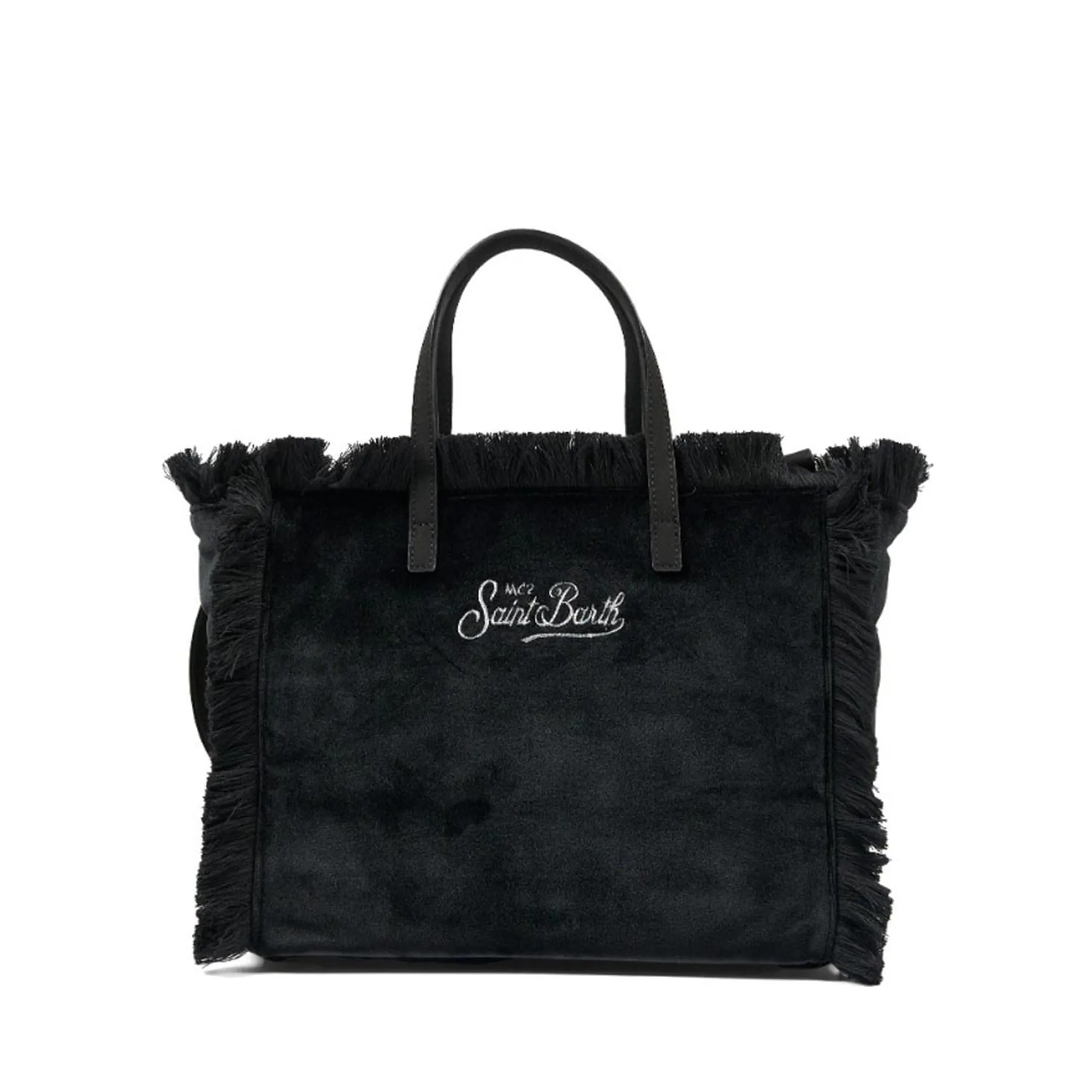 Mc2 Saint Barth Borsa Colette Velvet Nero Col0049-00474M 195050