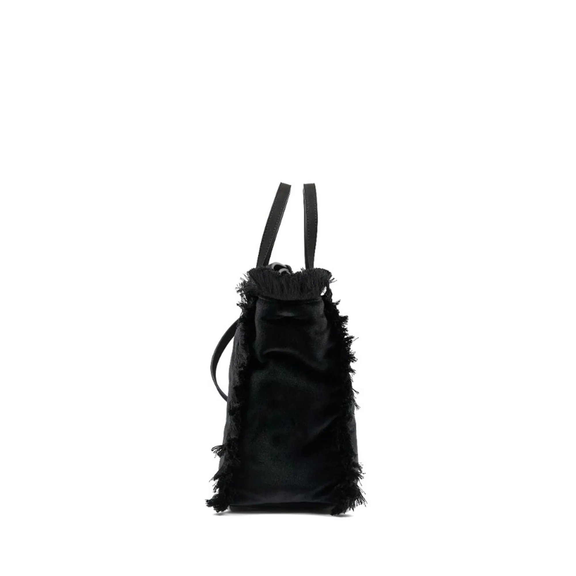 Mc2 Saint Barth Borsa Colette Velvet Nero Col0049-00474M 195052