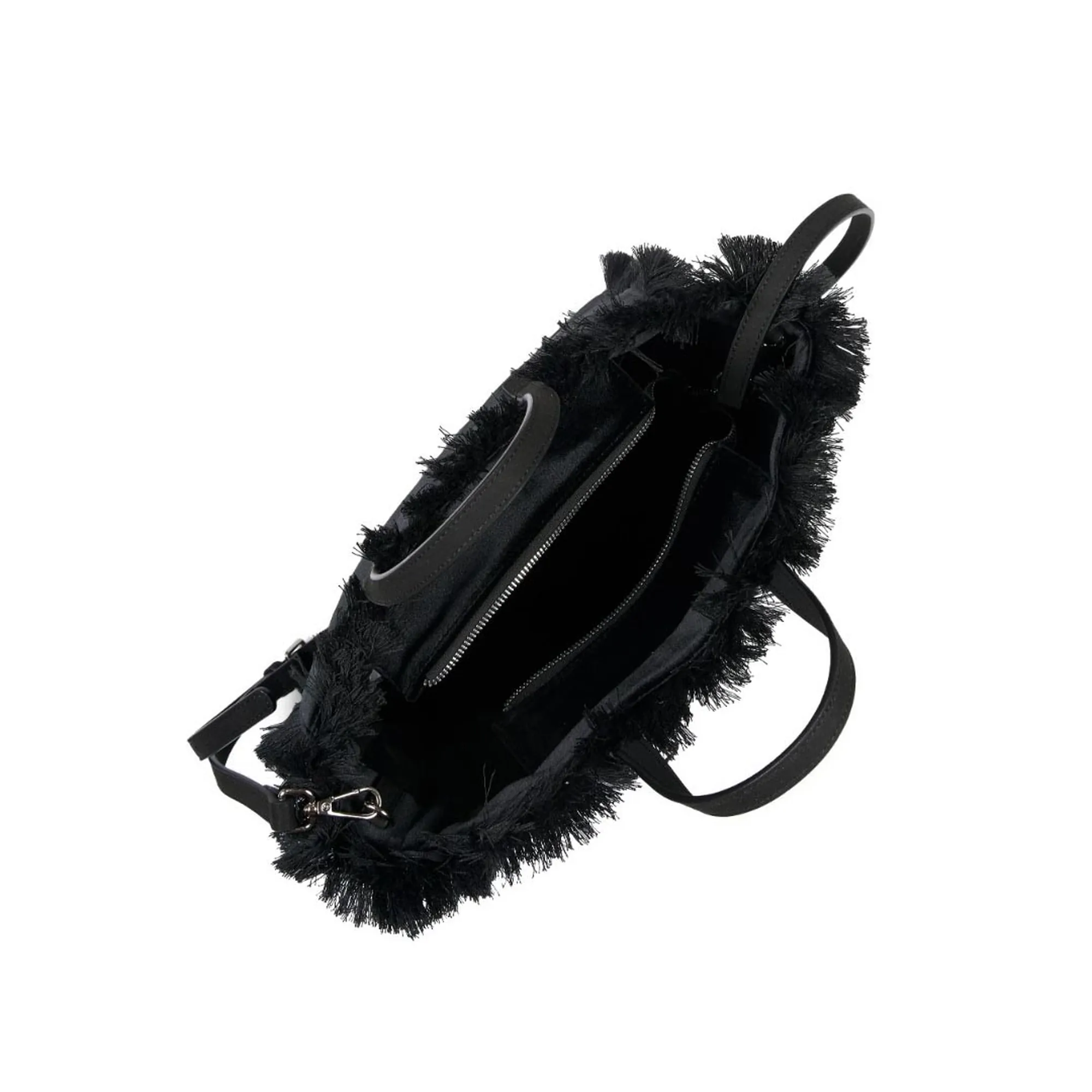 Mc2 Saint Barth Borsa Colette Velvet Nero Col0049-00474M 195053