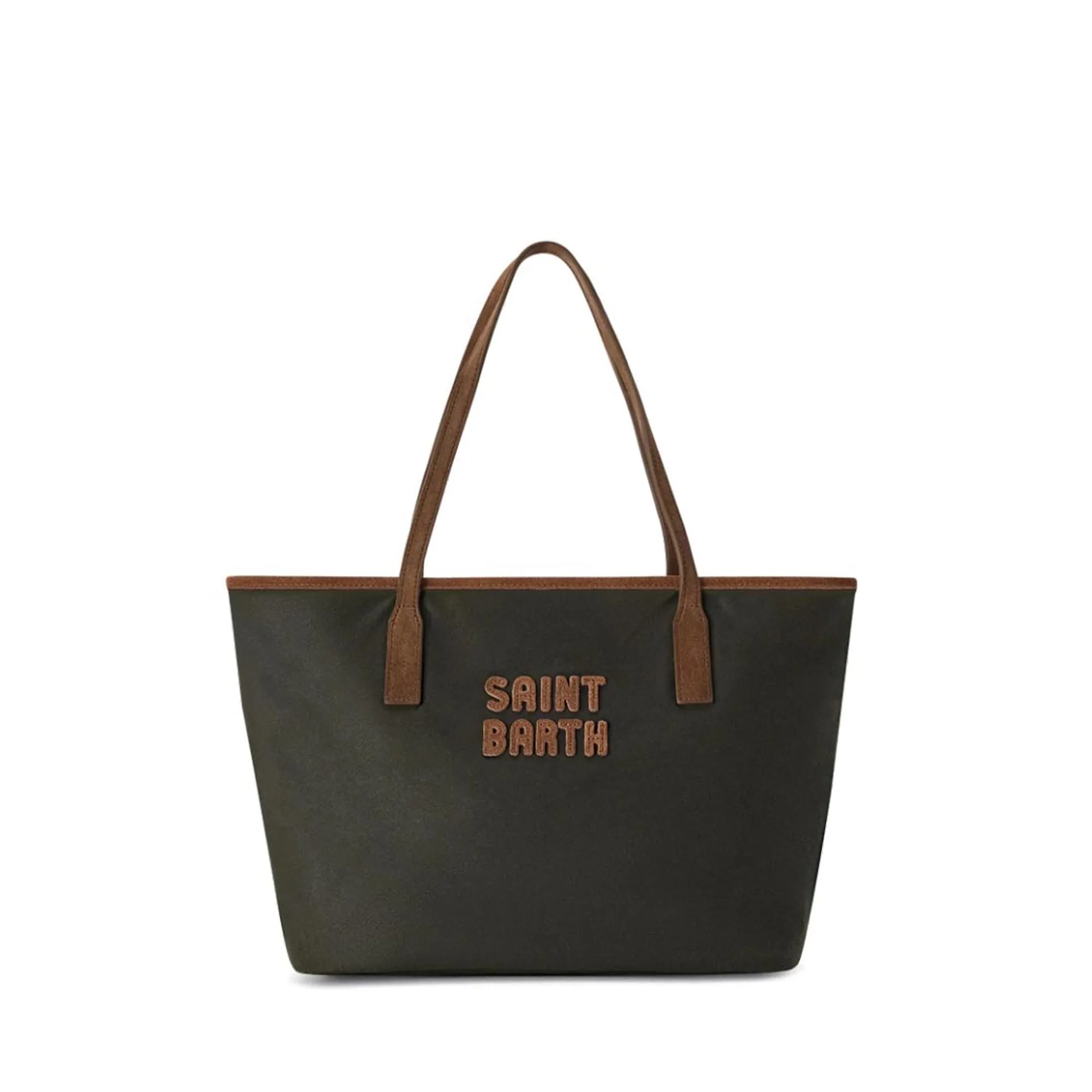 Mc2 Saint Barth B'Medium City Bag' Dark Green Cbmid003-01022M 196499
