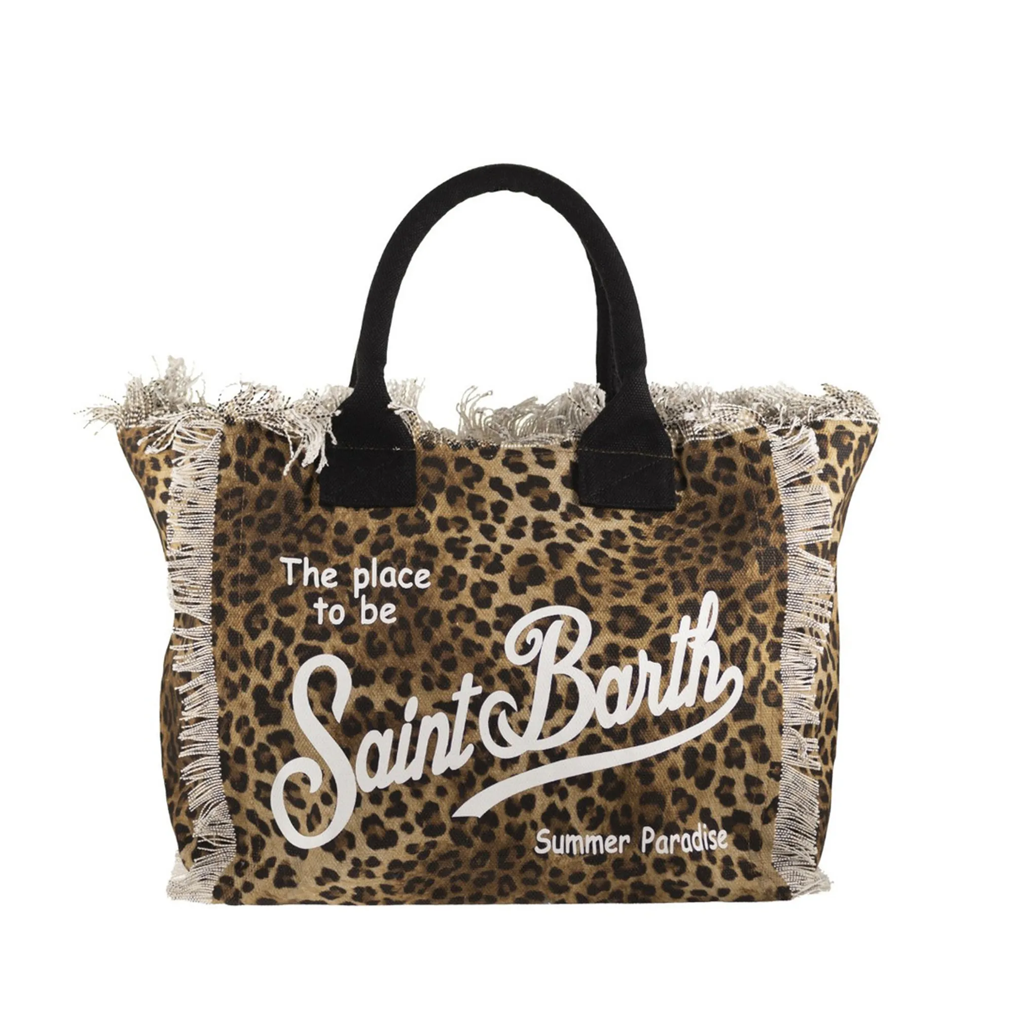 Mc2 Saint Barth Borsa Vanity In Canvas Marrone Vani001-00427L 179505