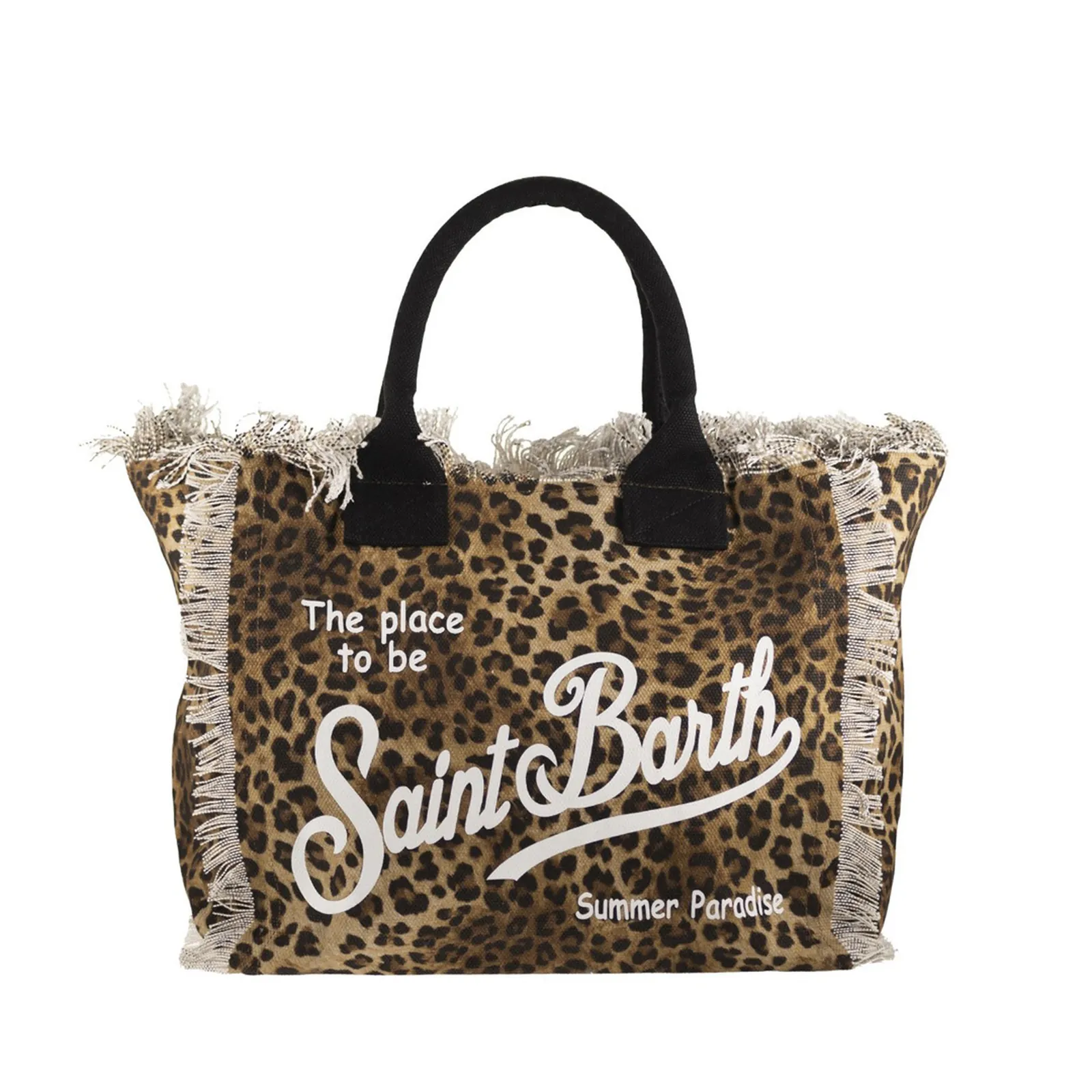 Mc2 Saint Barth Borsa Vanity In Canvas Marrone Vani001-00427L 179505