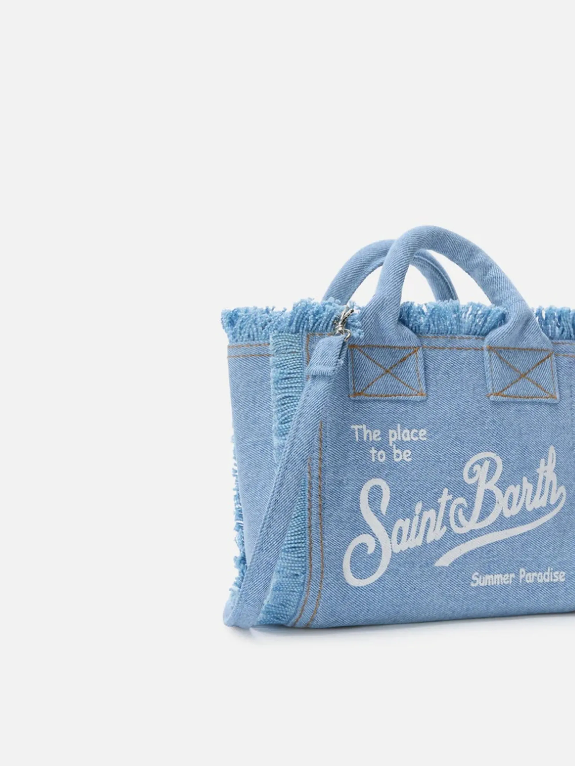 Mc2 Saint Barth Borsa Vanity Mini Denim Chiaro Vami001-00426L 177225