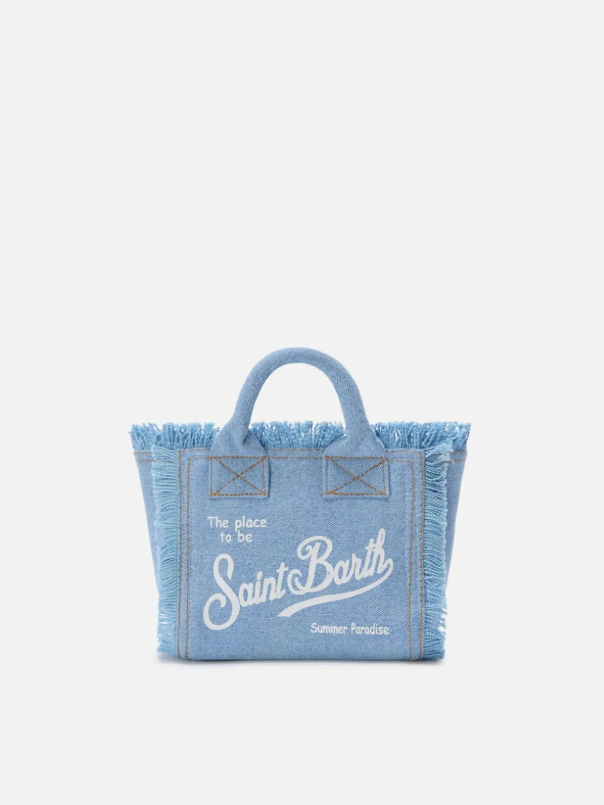 Mc2 Saint Barth Borsa Vanity Mini Denim Chiaro Vami001-00426L 177228