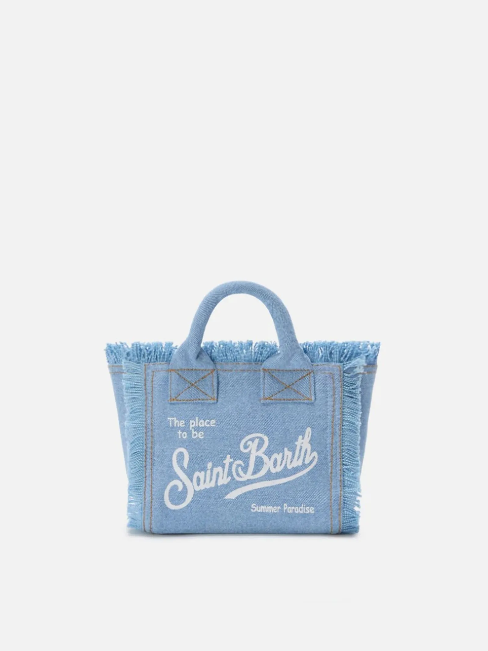 Mc2 Saint Barth Borsa Vanity Mini Denim Chiaro Vami001-00426L 177228