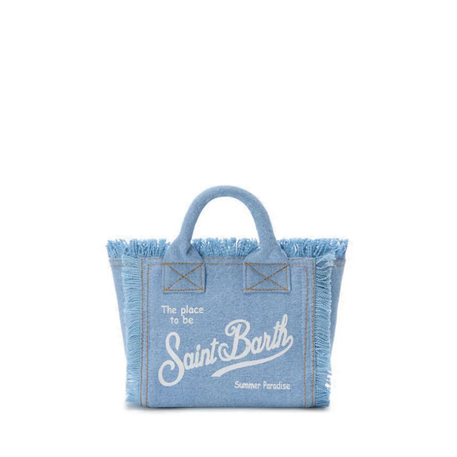 Mc2 Saint Barth Borsa Vanity Mini Denim Chiaro Vami001-00426L 178782