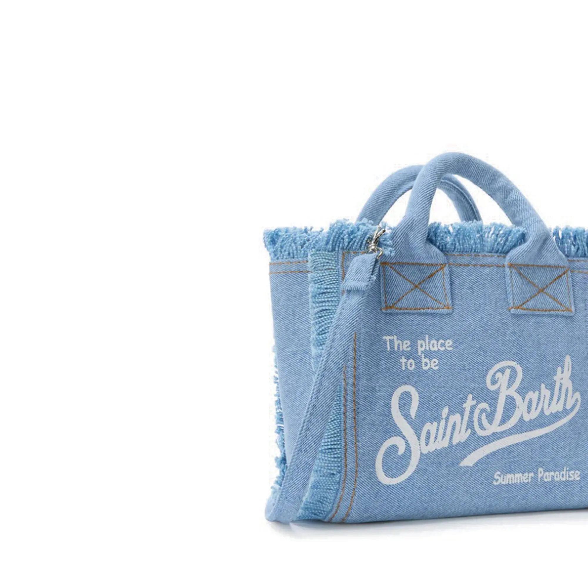 Mc2 Saint Barth B'Mini Vanity Bag' Light Denim Vami001-00426L 178783