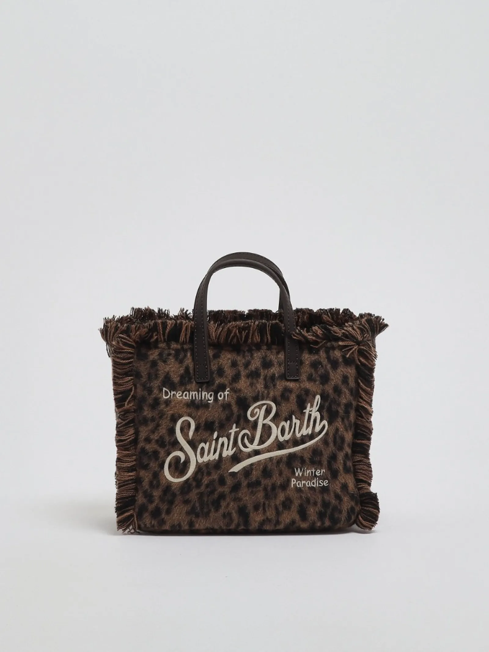 Mc2 Saint Barth Borsa Vanity Mini Felt Leopardato Vami035-00212M 194288