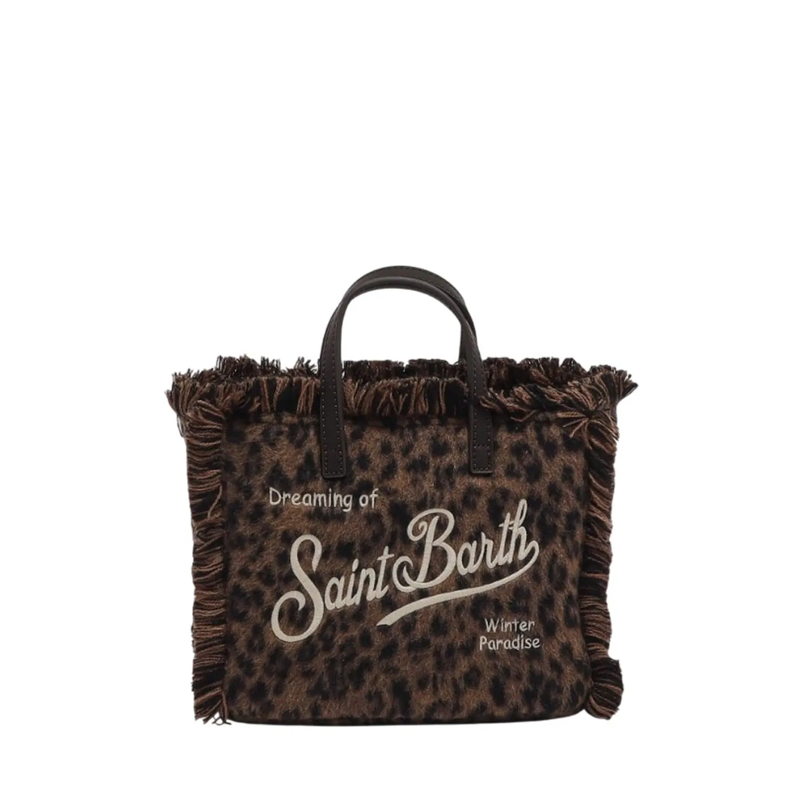 Mc2 Saint Barth Borsa Vanity Mini Felt Leopardato Vami035-00212M 195083