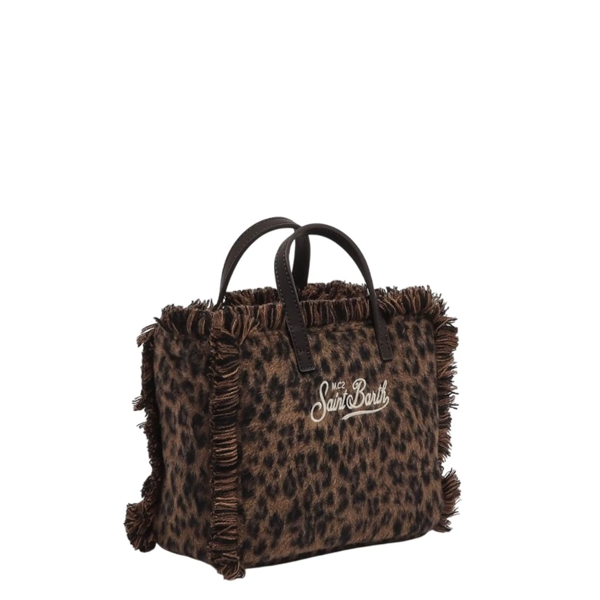 Mc2 Saint Barth Borsa Vanity Mini Felt Leopardato Vami035-00212M 195085