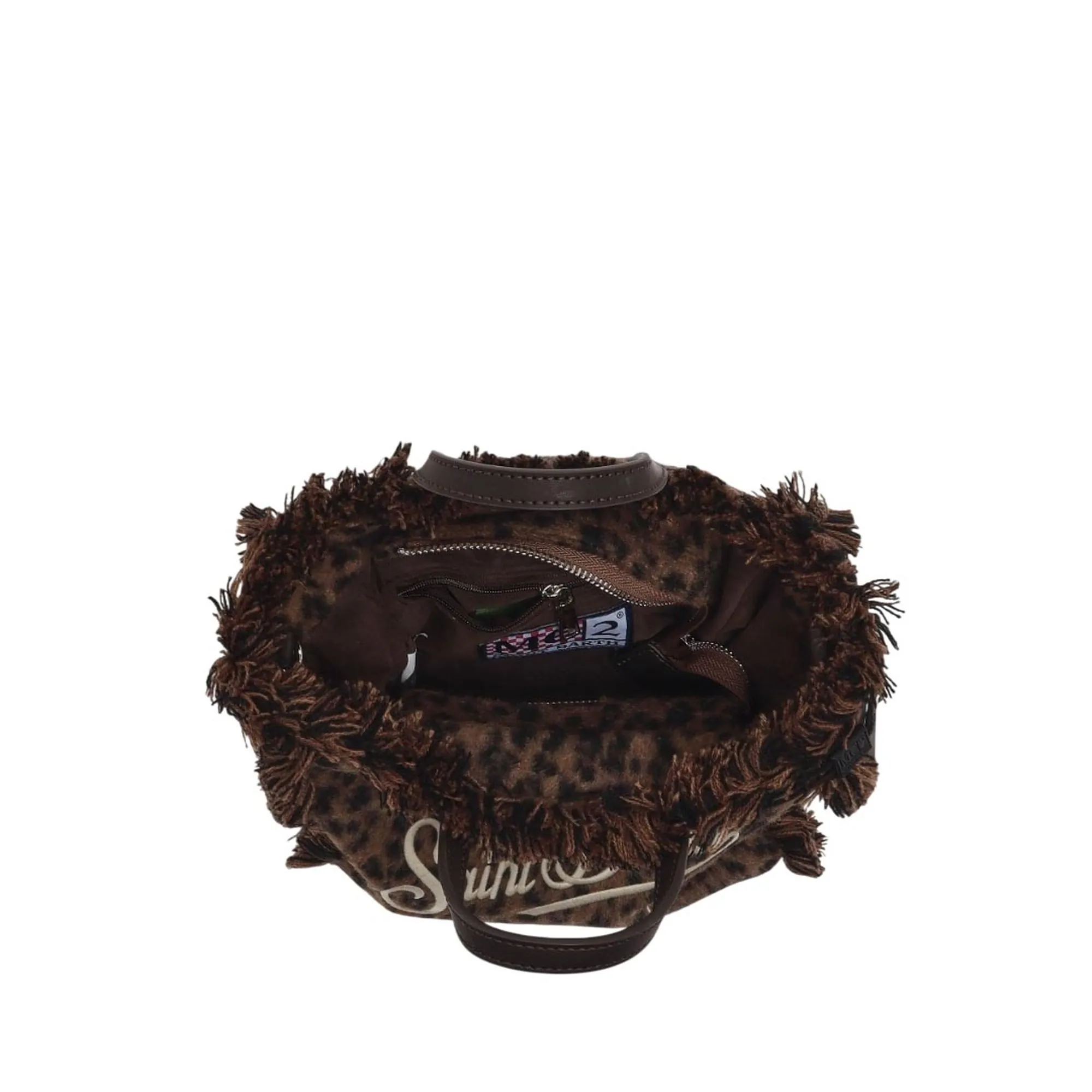 Mc2 Saint Barth Borsa Vanity Mini Felt Leopardato Vami035-00212M 195086