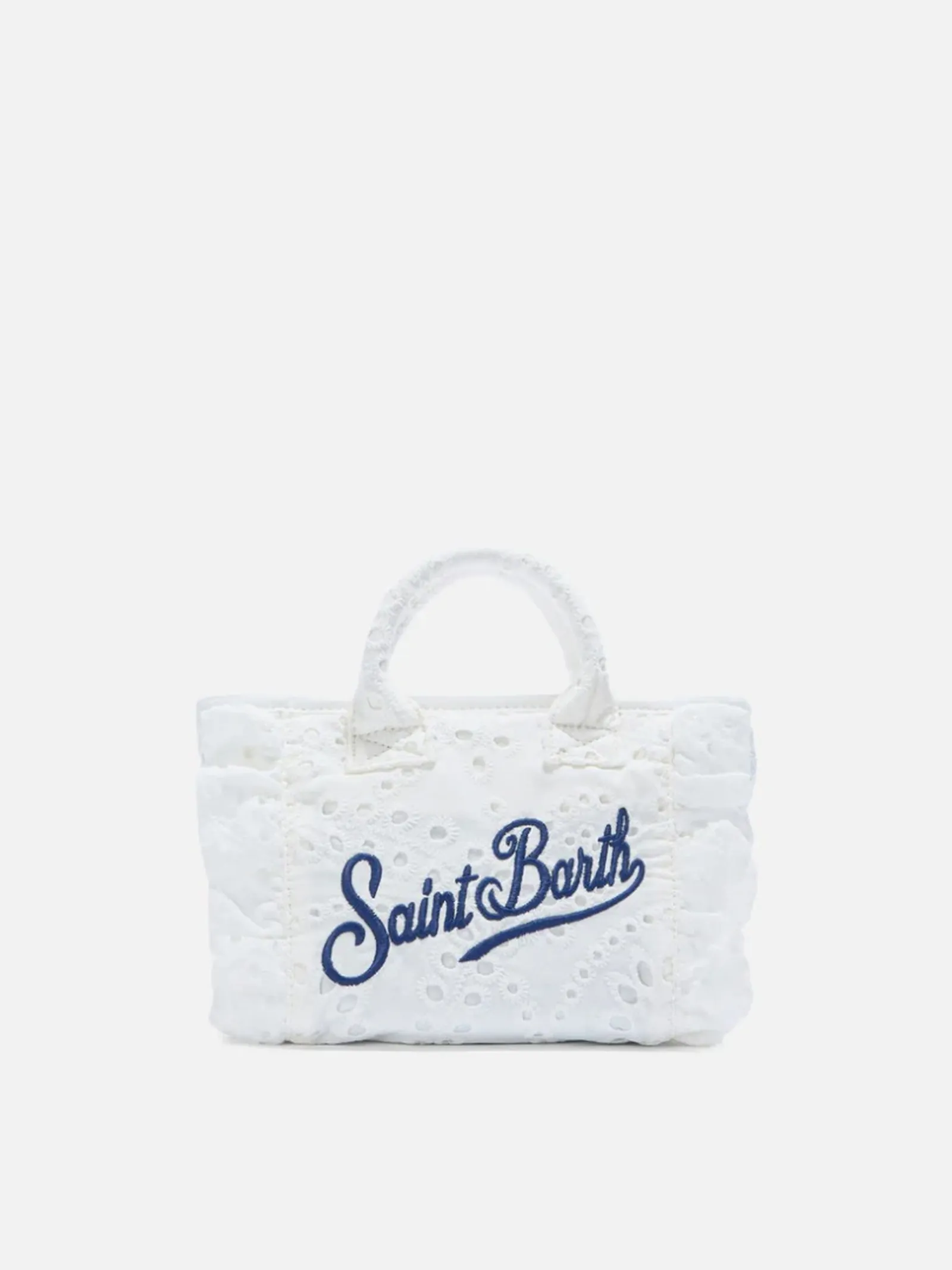 Mc2 Saint Barth Borsa Vanity Mini Sangallo Bianco Vami018-00434L 181964