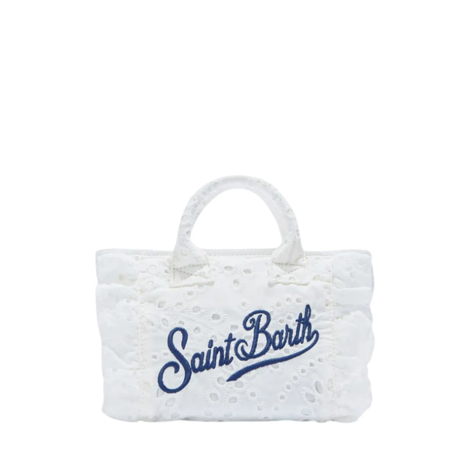 Mc2 Saint Barth Borsa Vanity Mini Sangallo Bianco Vami018-00434L 181996