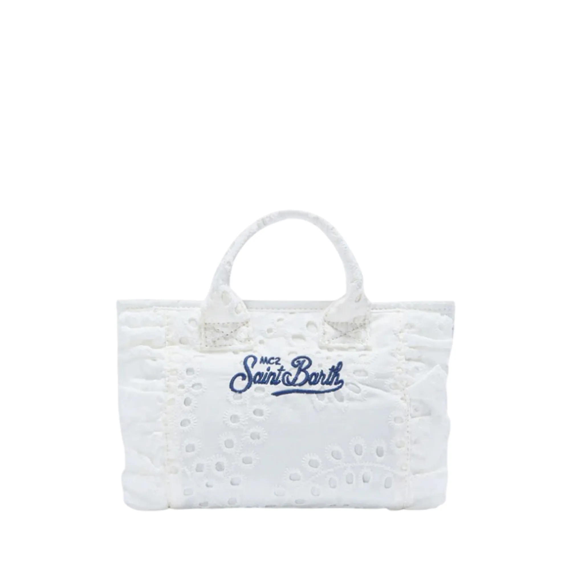 Mc2 Saint Barth B'Mini Sangallo Vanity Bag' White Vami018-00434L 181997
