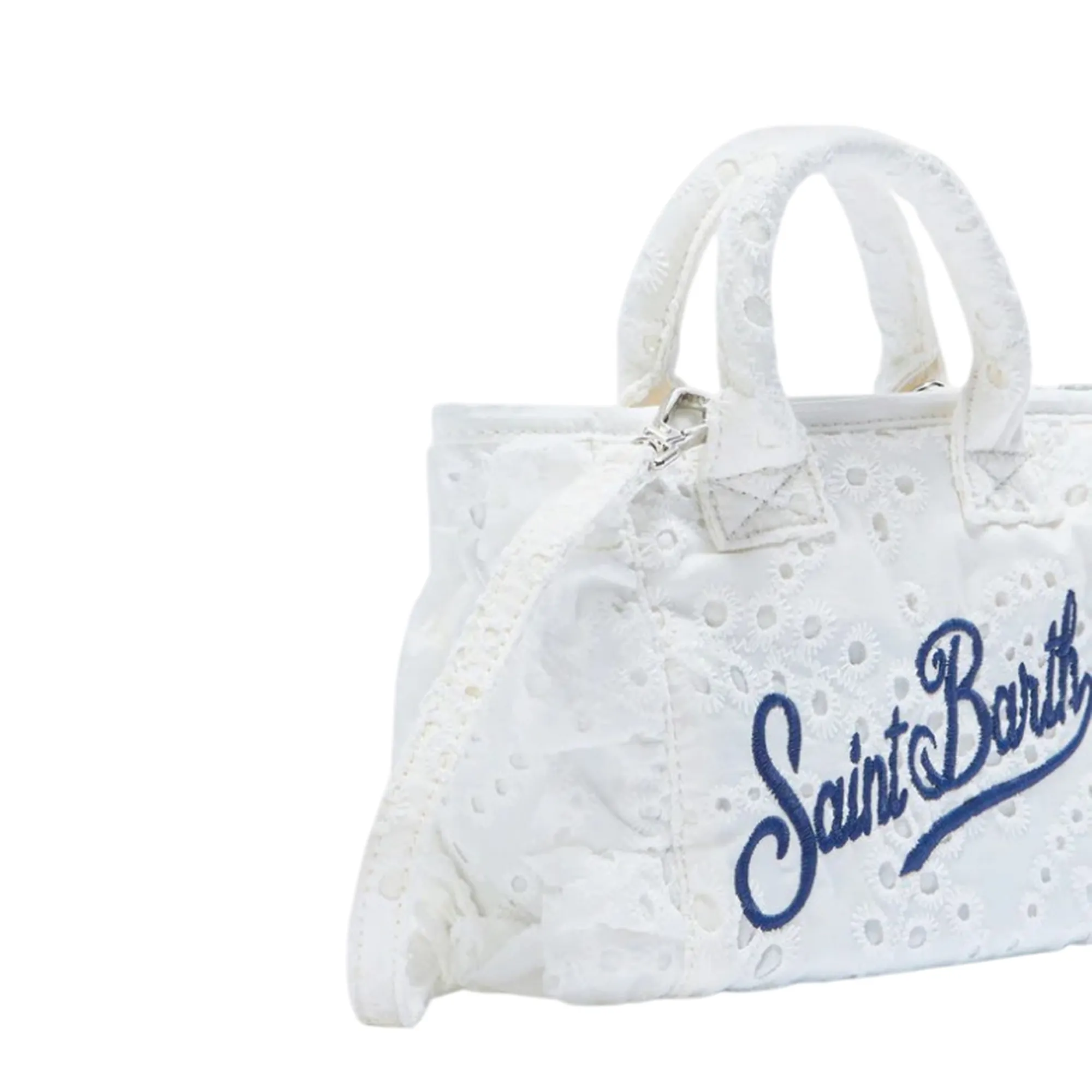 Mc2 Saint Barth B'Mini Sangallo Vanity Bag' White Vami018-00434L 181998