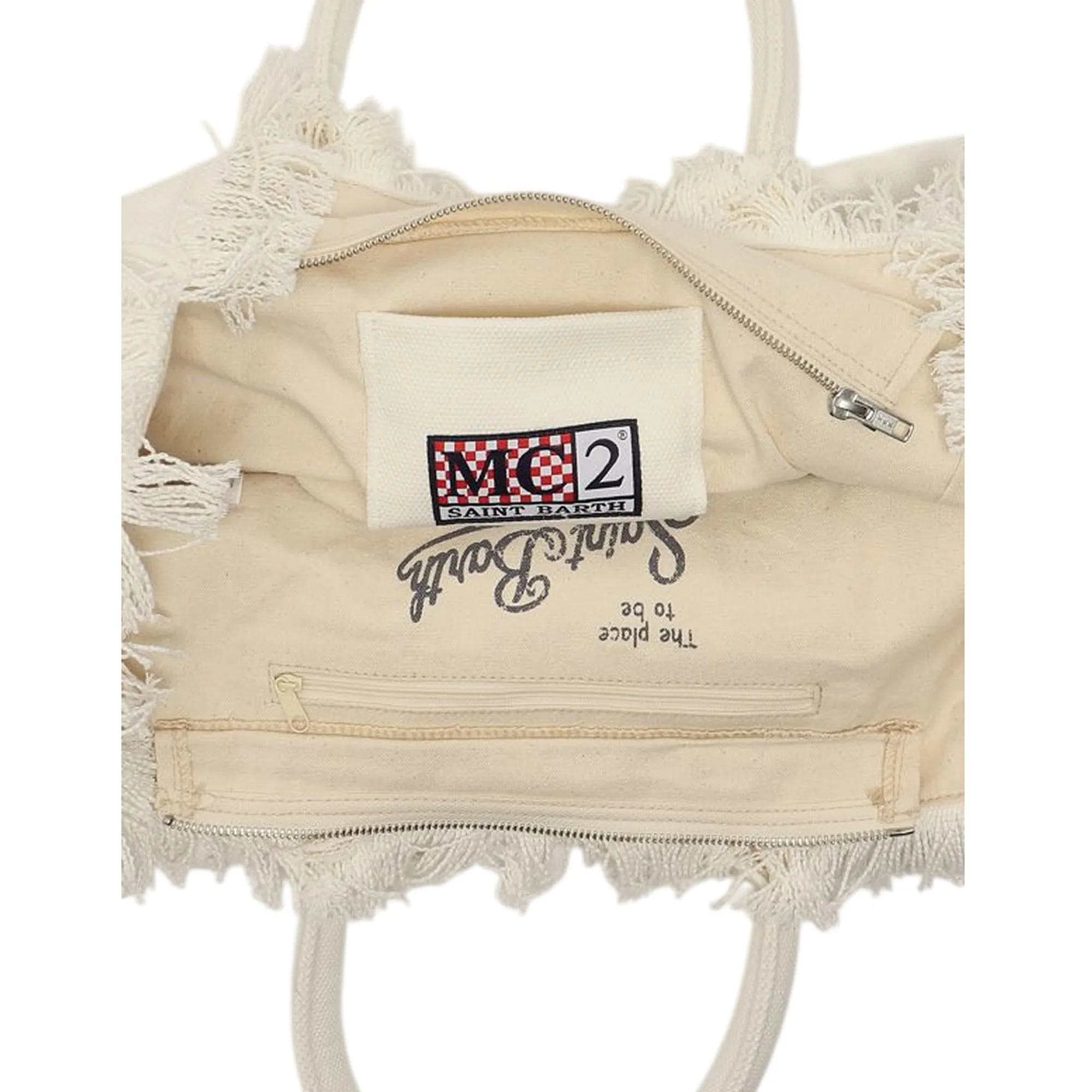 Mc2 Saint Barth B'Mini Rhinestone Vanity Bag' White Vami001-02571L 178813