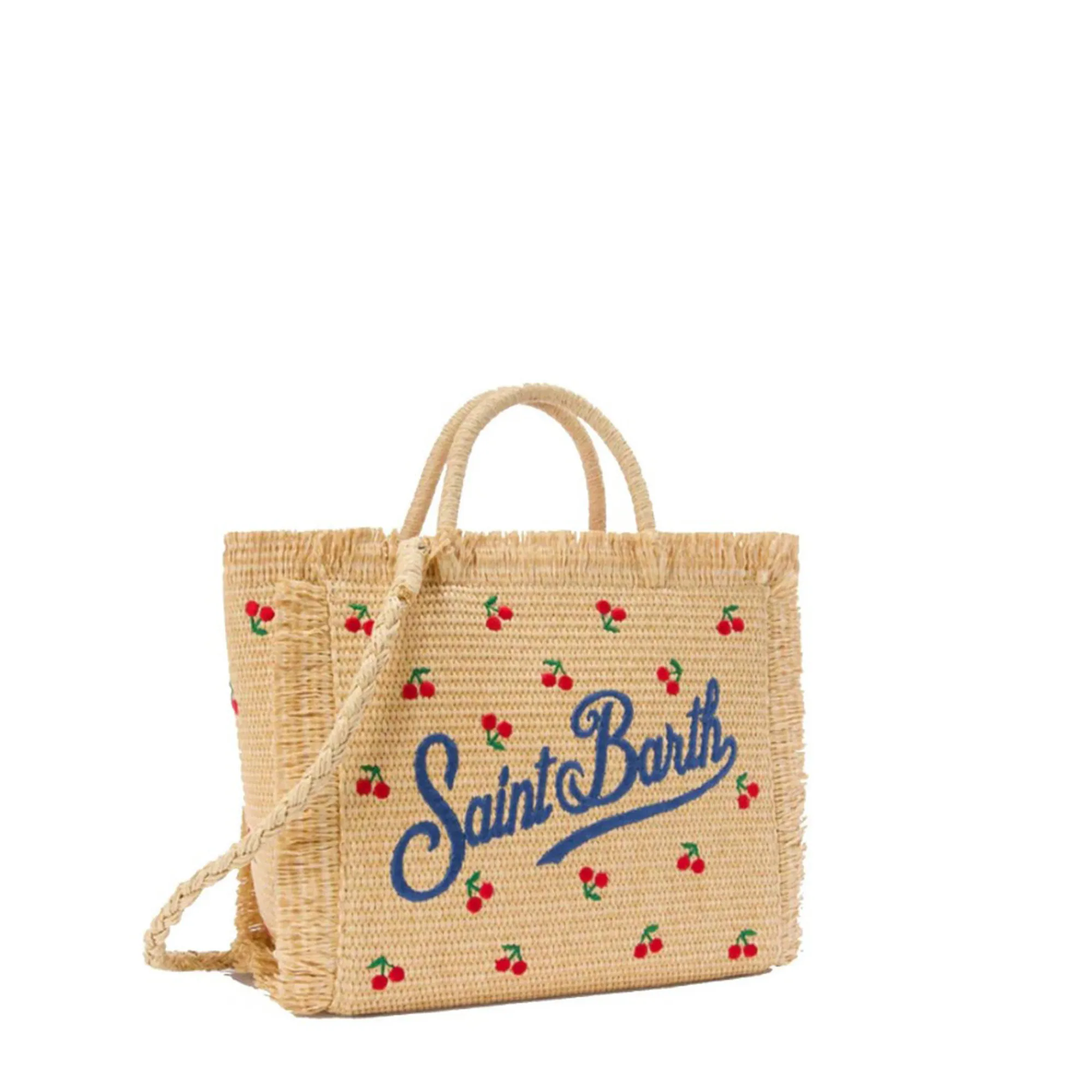 Mc2 Saint Barth Borsa Vanity Mini Straw N Cherry Paglia Vami009-00345L 178903