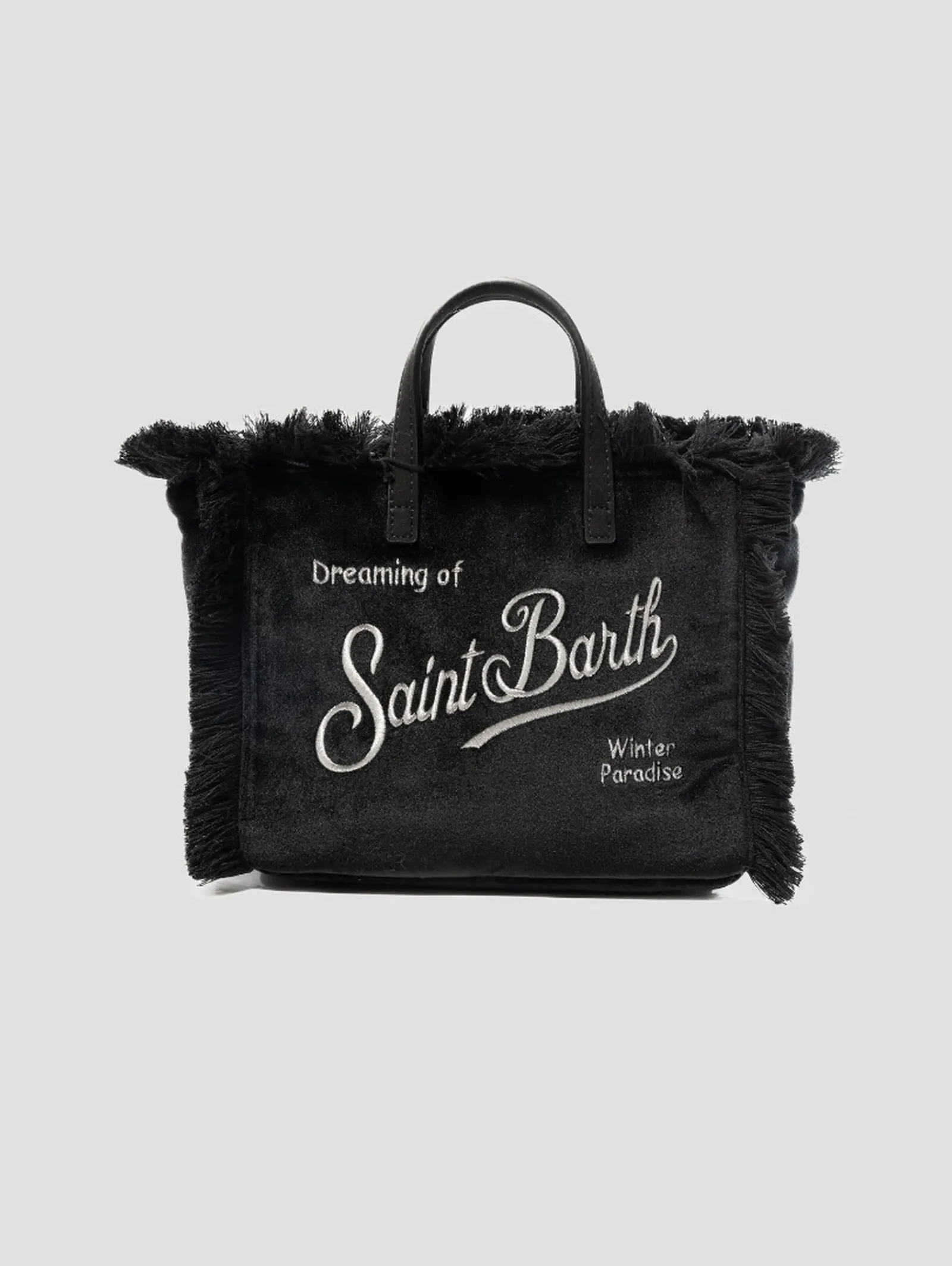 Mc2 Saint Barth Borsa Vanity Mini Velvet Nero Vami033-00474M 194273