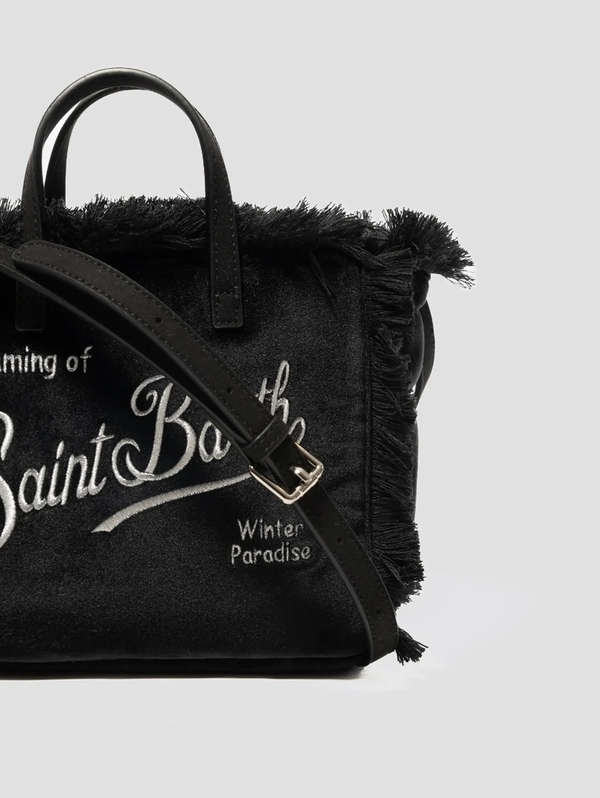 Mc2 Saint Barth B'Mini Velvet Vanity Bag' Black Vami033-00474M 194275