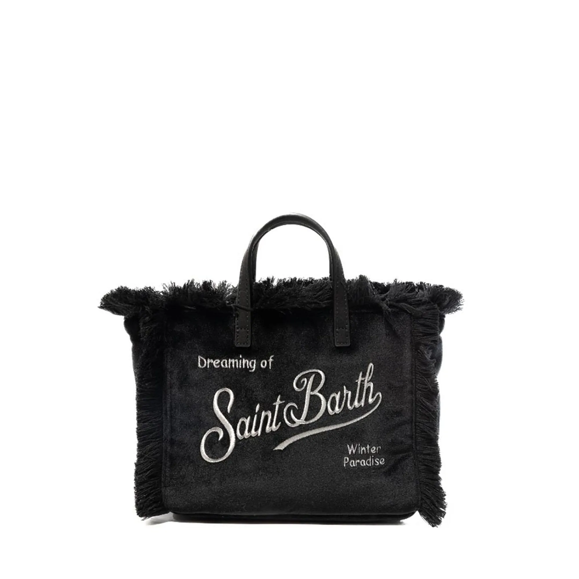 Mc2 Saint Barth Borsa Vanity Mini Velvet Nero Vami033-00474M 195076