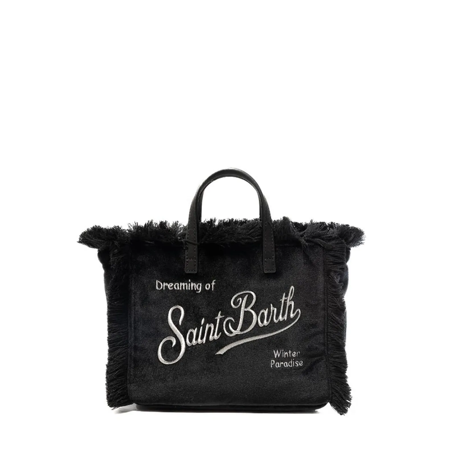 Mc2 Saint Barth Borsa Vanity Mini Velvet Nero Vami033-00474M 195076