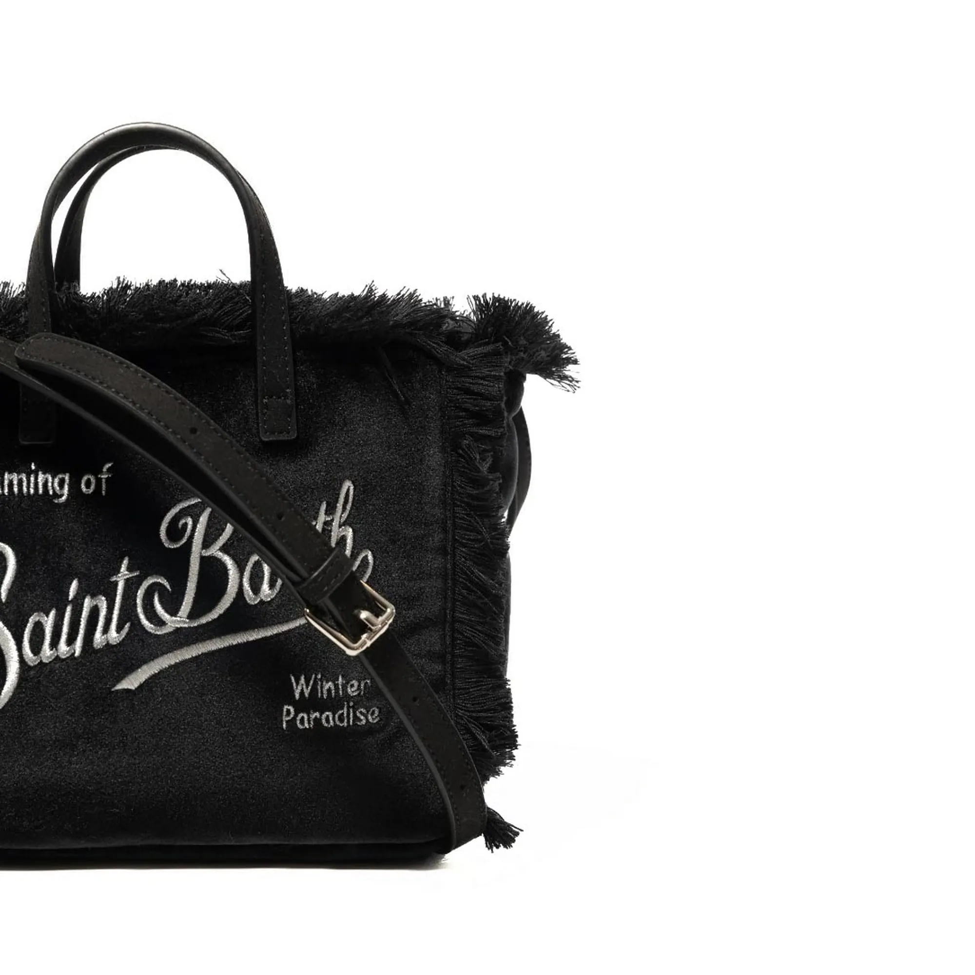 Mc2 Saint Barth Borsa Vanity Mini Velvet Nero Vami033-00474M 195078