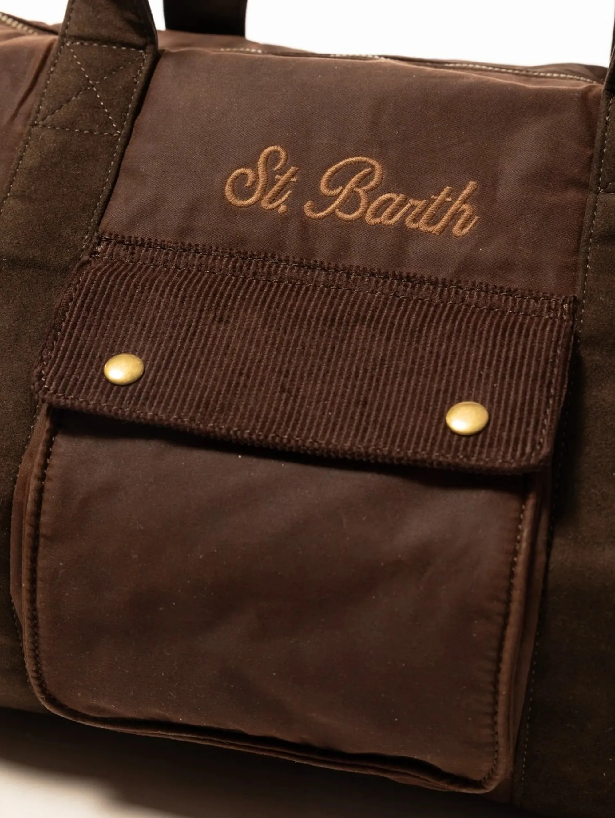 Mc2 Saint Barth B'Jetleg Wax Duffle Bag' Brown Jtel0013-00128M 194380