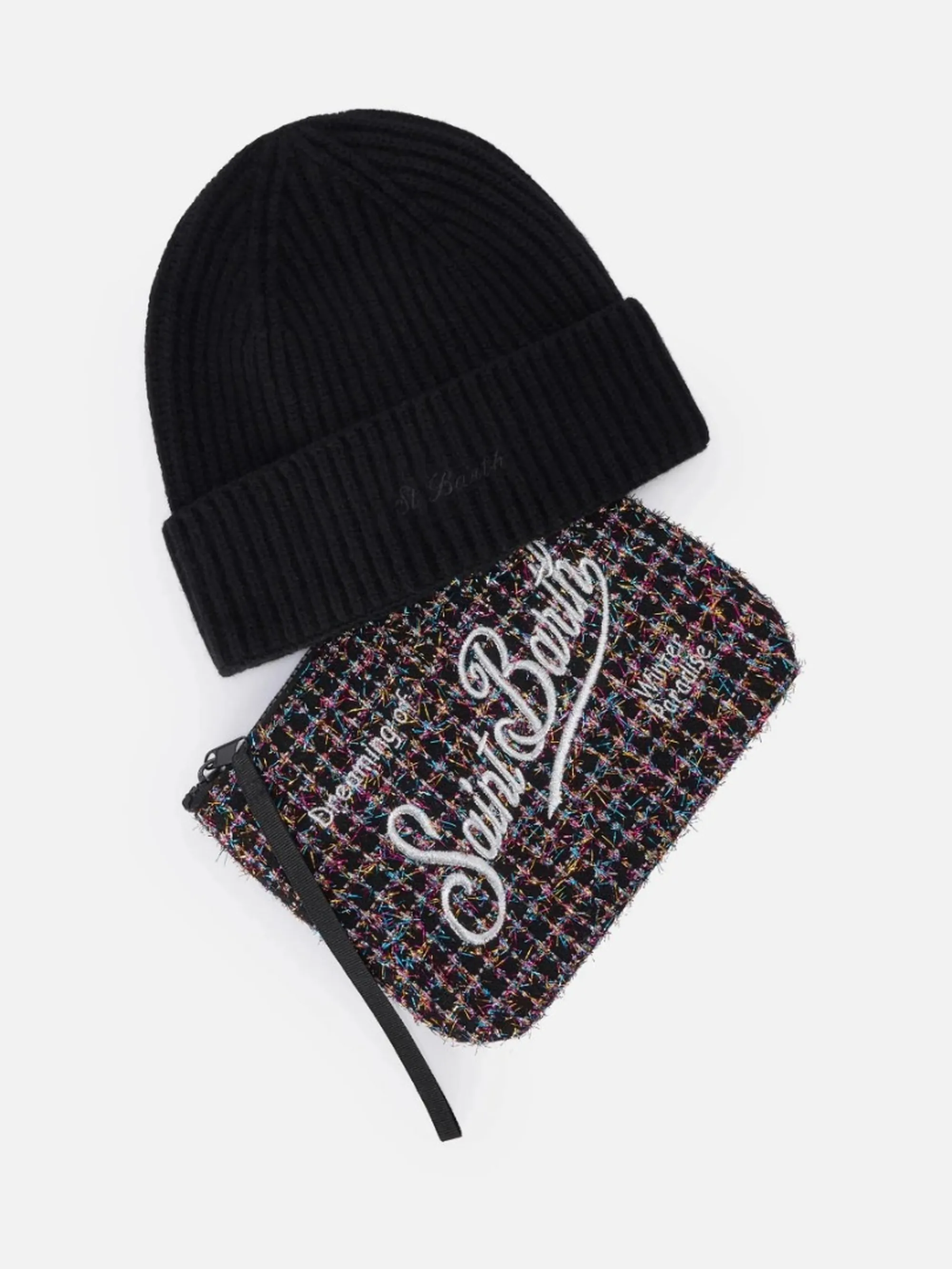 Mc2 Saint Barth B'Aline Pouch Box And Hat' Black Box0048-04510M 201444