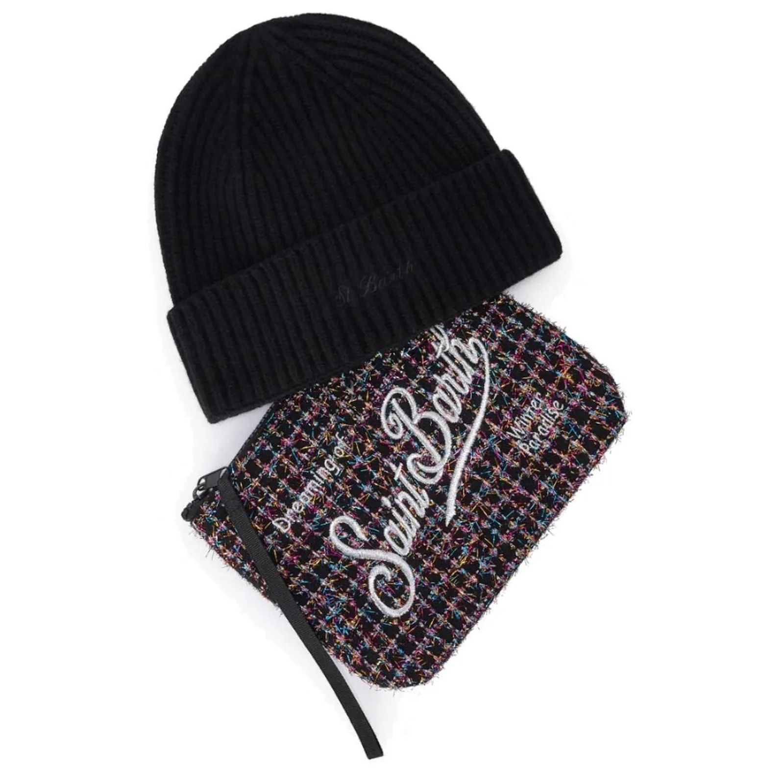 Mc2 Saint Barth Box Pochette Aline E Berretto Nero Box0048-04510M 201672