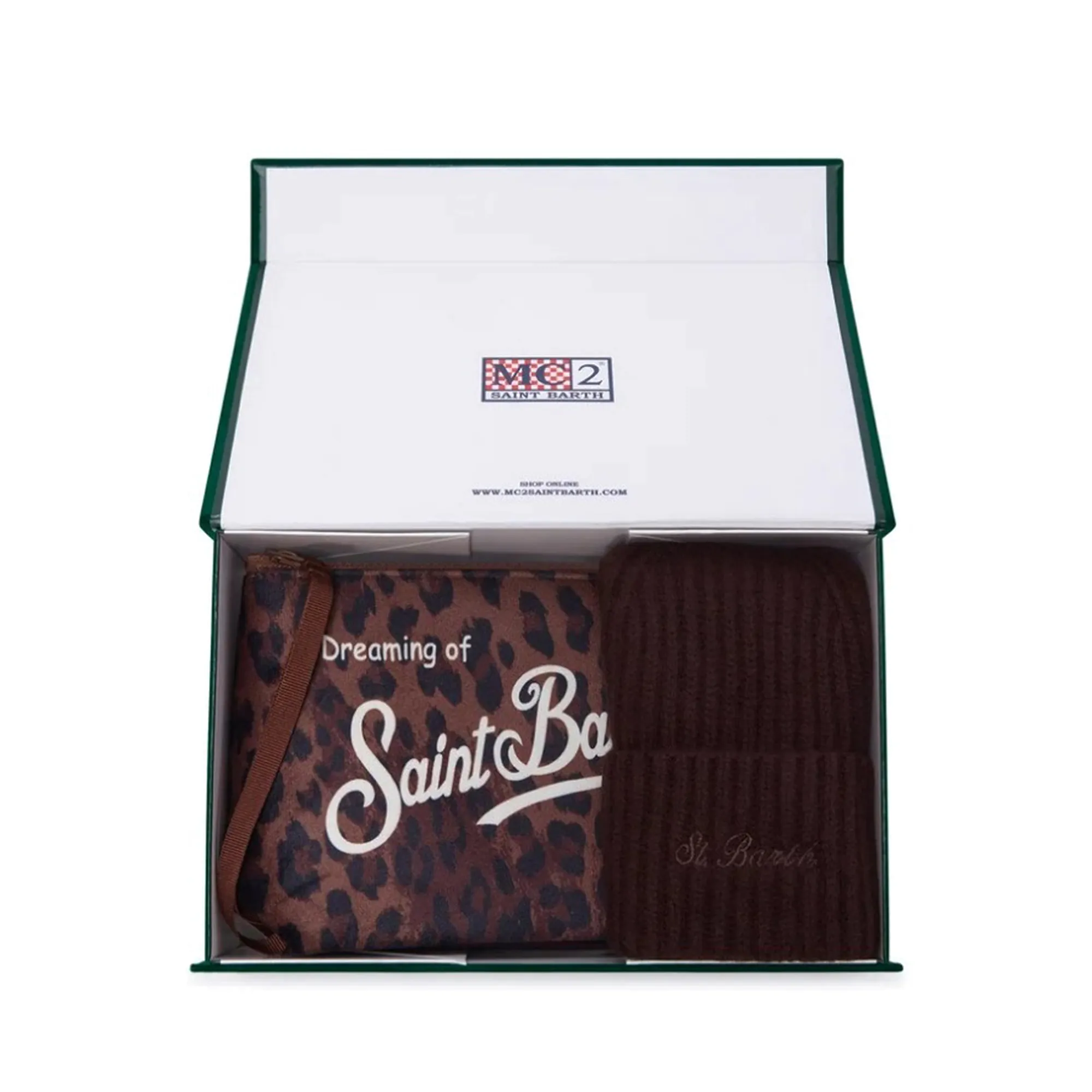 Mc2 Saint Barth Box Pochette E Cappello Marrone Box0049-00019M 201243
