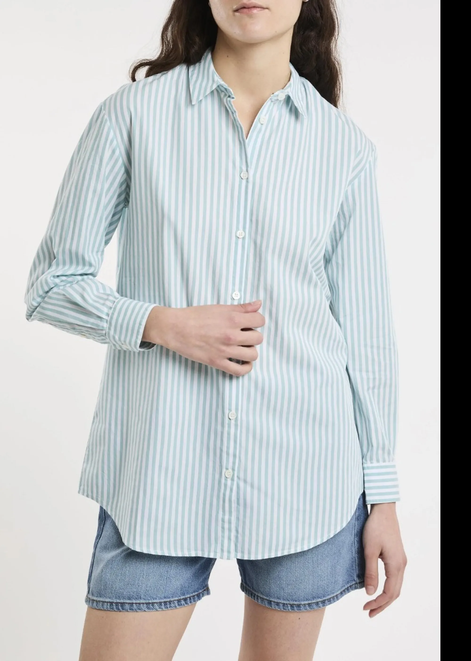 Mc2 Saint Barth B'Striped Shirt' Green Brig001-01367L 181331