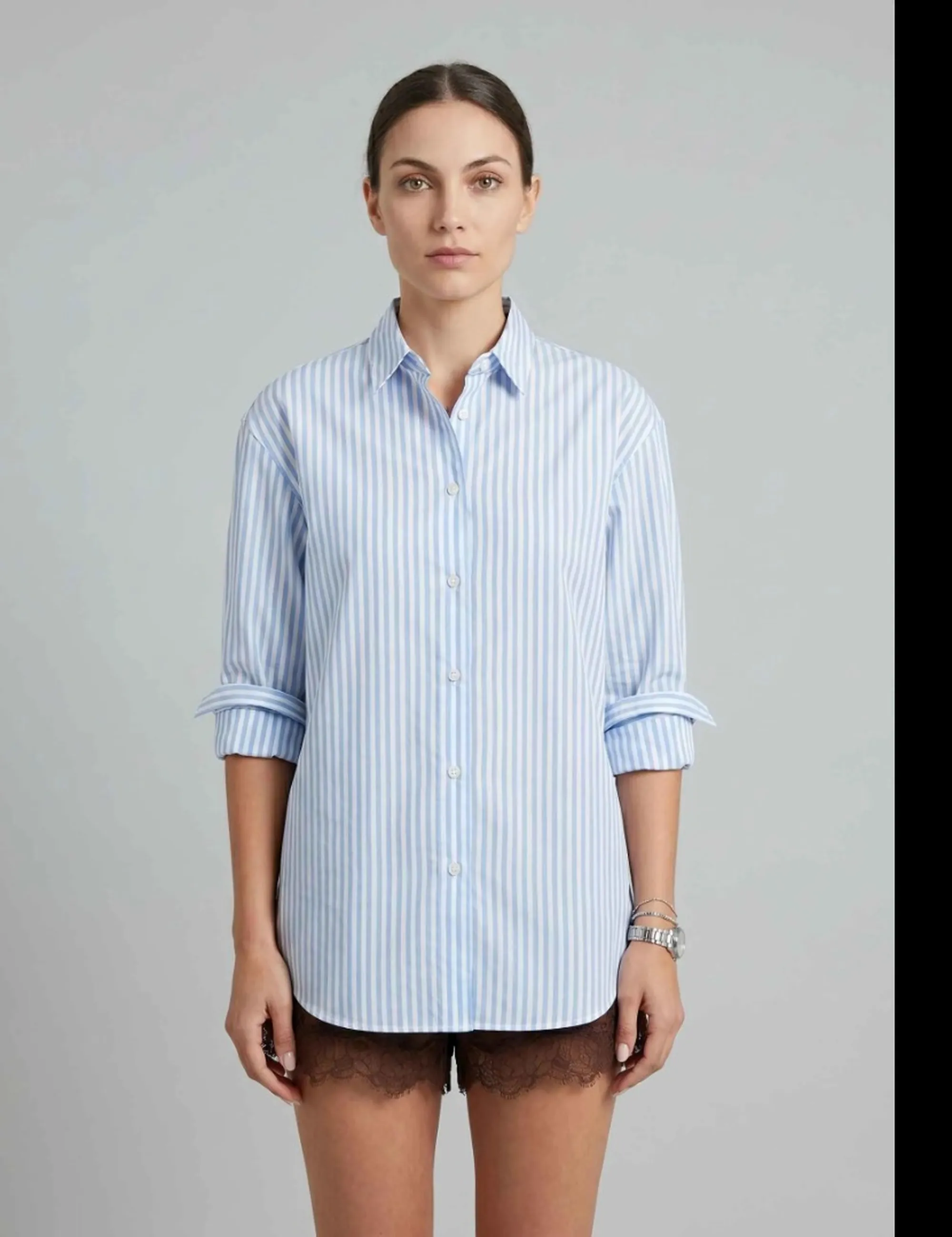 Mc2 Saint Barth Camicia Brigitte Azzurro Brig005-01934L 183472