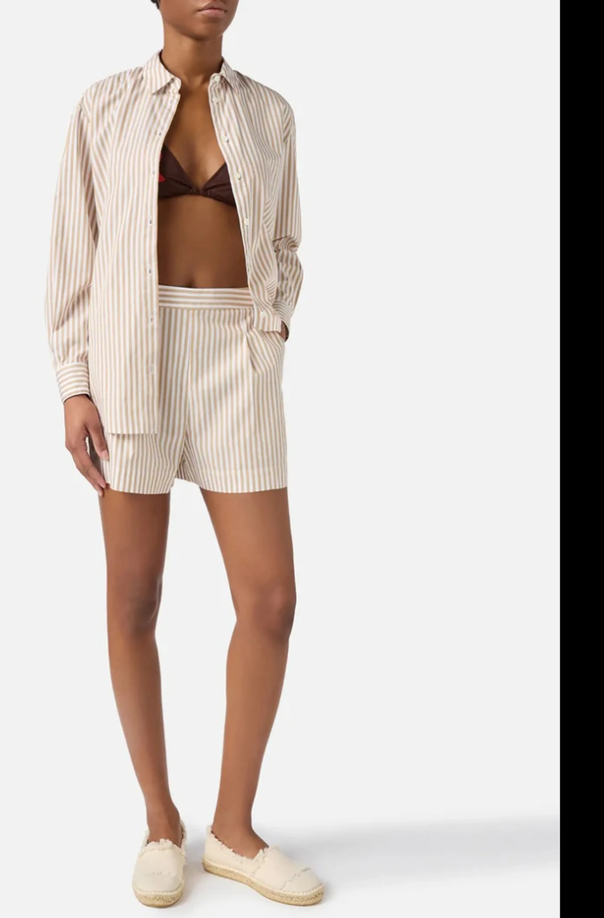 Mc2 Saint Barth B'Brigitte Shirt' Beige Brig001-00724L 179288