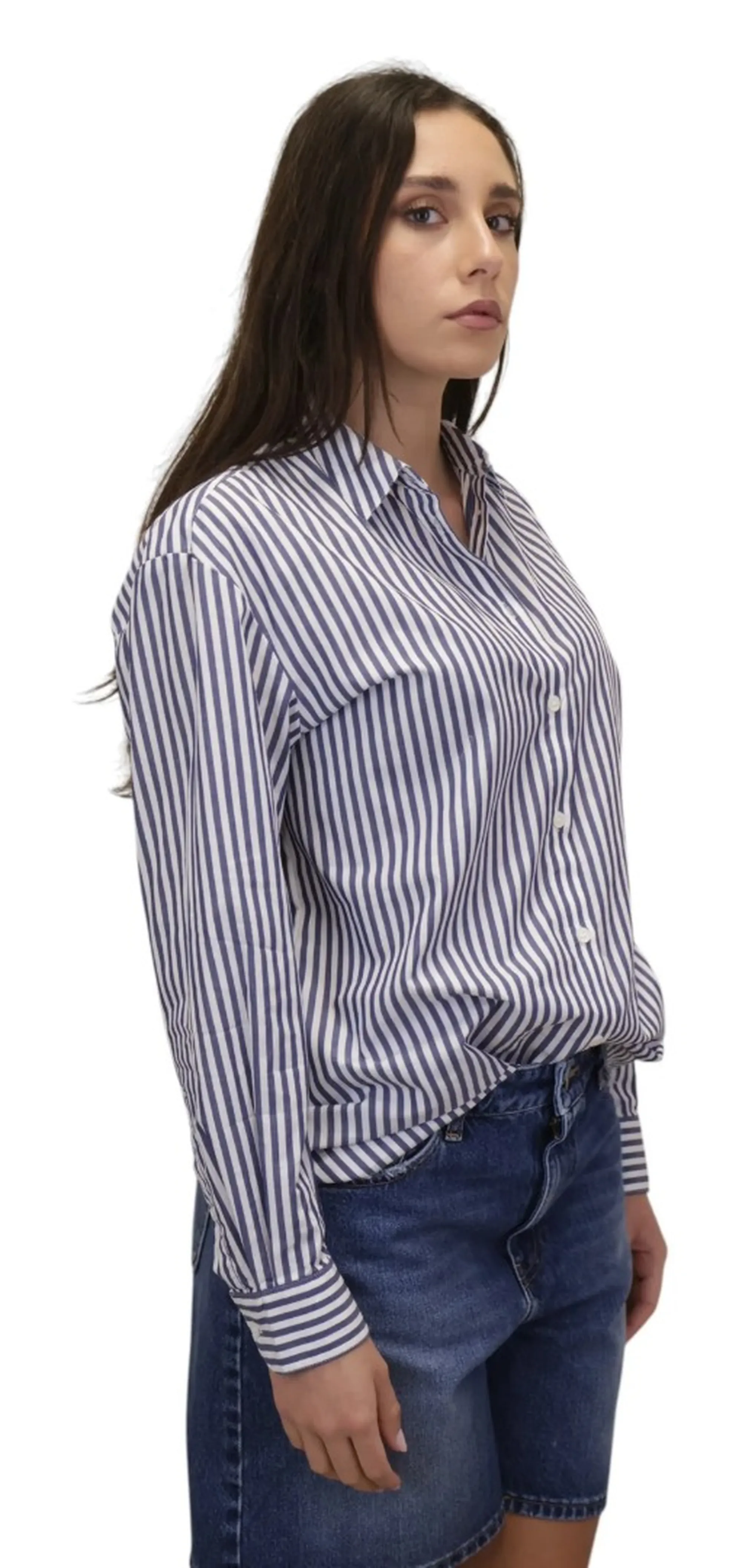 Mc2 Saint Barth B'Brigitte Shirt' Blu Brig001-00801L 179300